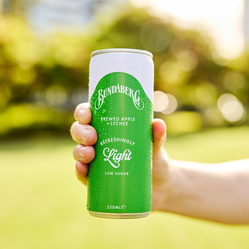 Bundaberg Refreshingly Light Apple & Lychee 24 X 250Ml image number 4