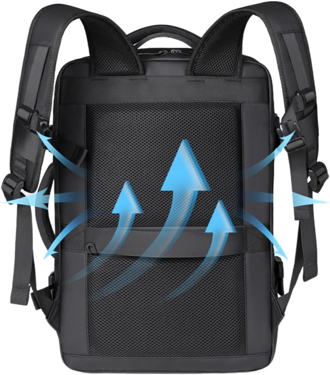 TYLOOTECH Business Travel Backpack with USB Charging Port, Laptop Backpack Water - Resistant for 15 Inch Laptop, Large Computer Backpack for Work, School, Commuting image number 3