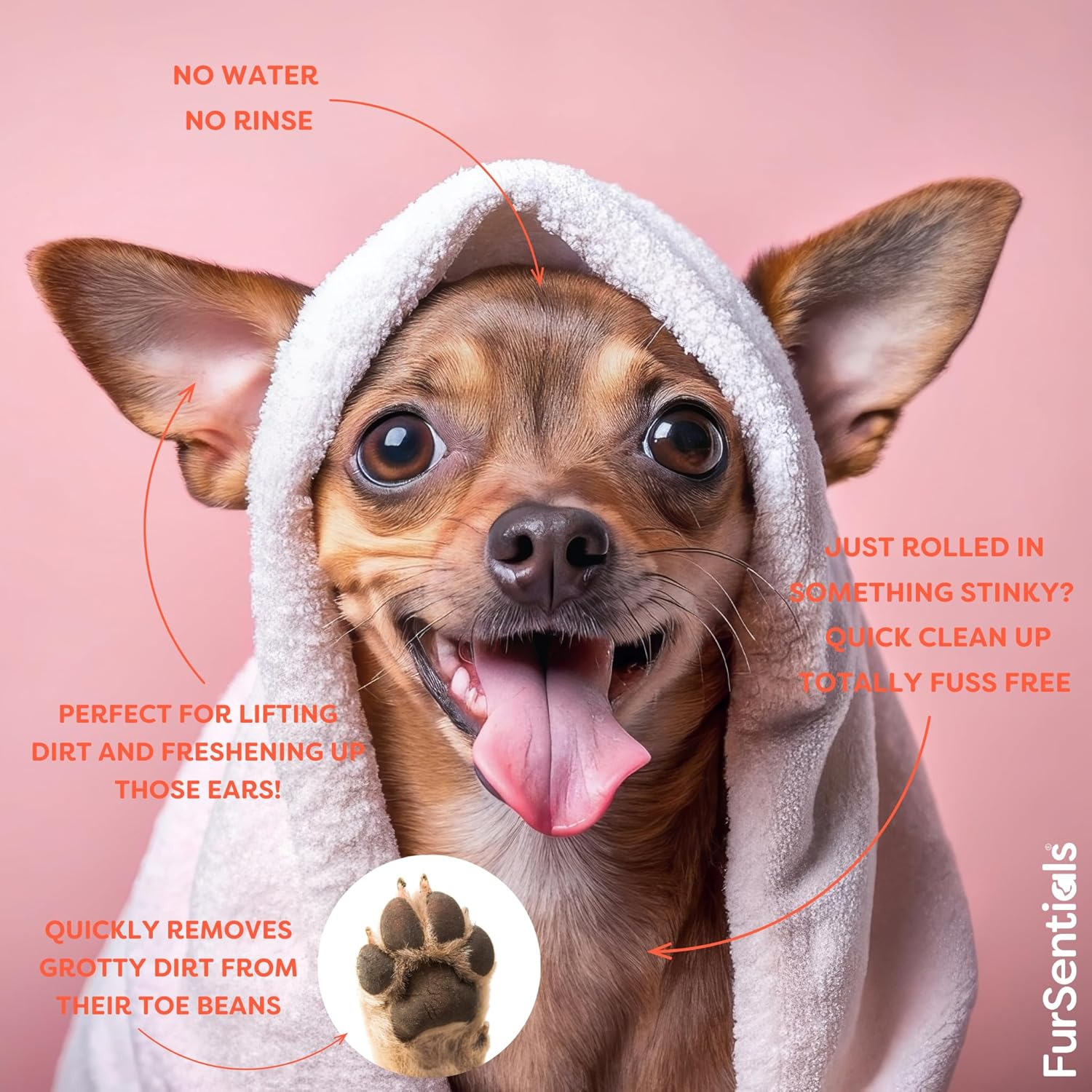 Waterless Shampoo Mousse for Dogs | Waterless Foam Shampoo for Dogs | No Rinse Waterless Shampoo Foam Made with Australian Oils, 200 Ml | by Fursentials image number 6