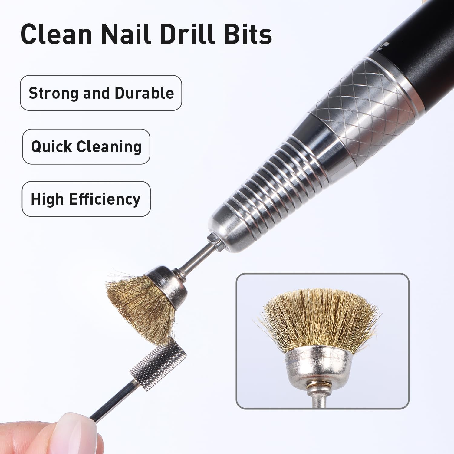 Beautilux Cuticle Dirt Removal 3/32" Carbide Drill Bit for Quick Removal of Cuticle Deposits (CBB-01) image number 5
