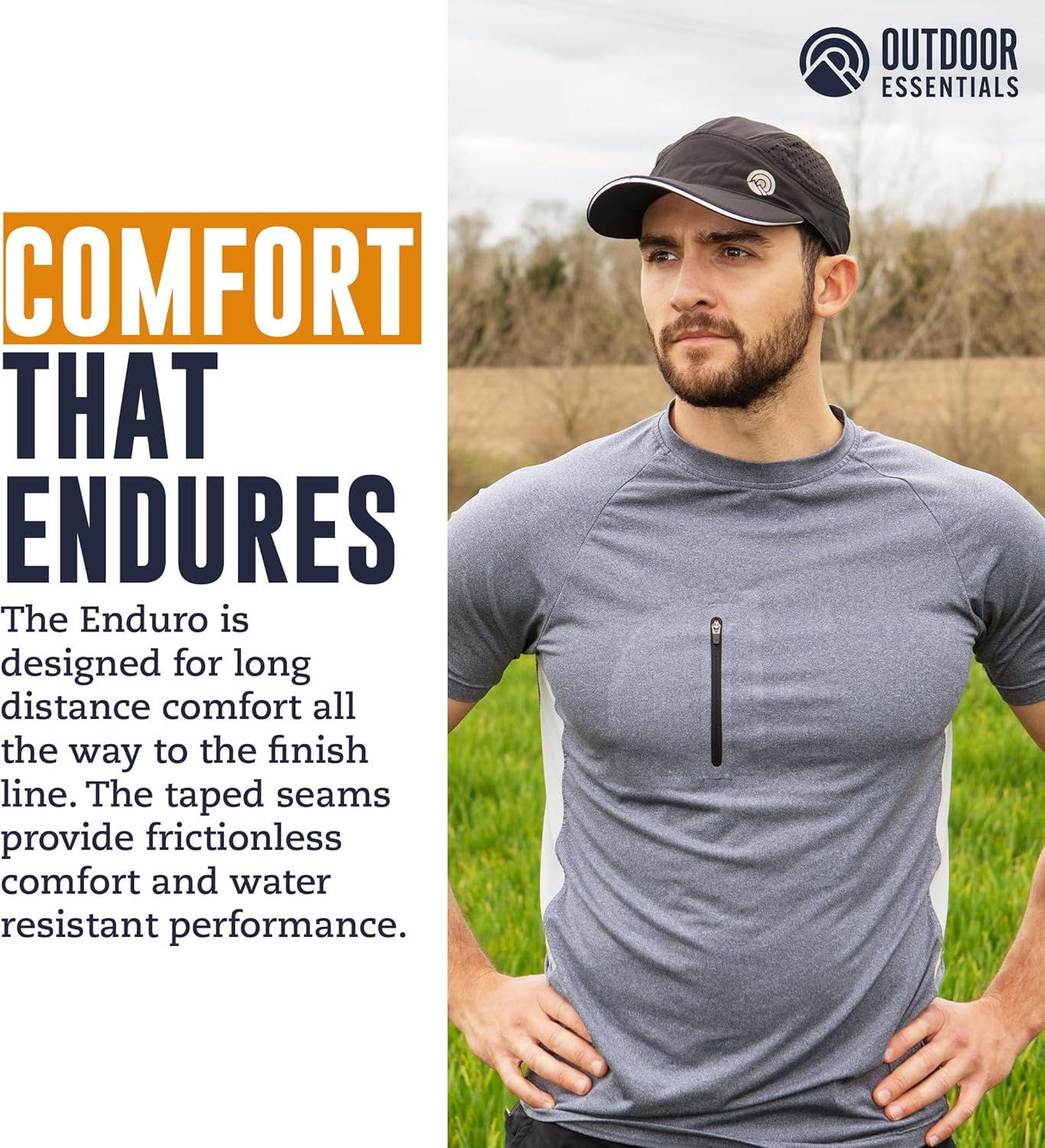 Running Hat for Men - Dry Fit Running Cap for Women, Tennis Hats, Breathable Hat, Workout Cap for Baseball,Sweat Wicking Hat image number 6