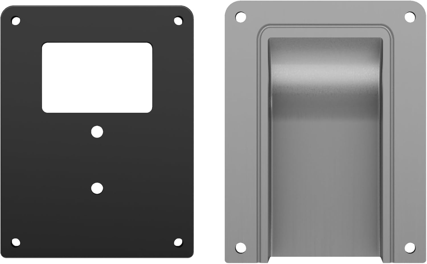 Surface Mount Solar Connector Cowl Kit, 50A (Silver (Billet Aluminium))