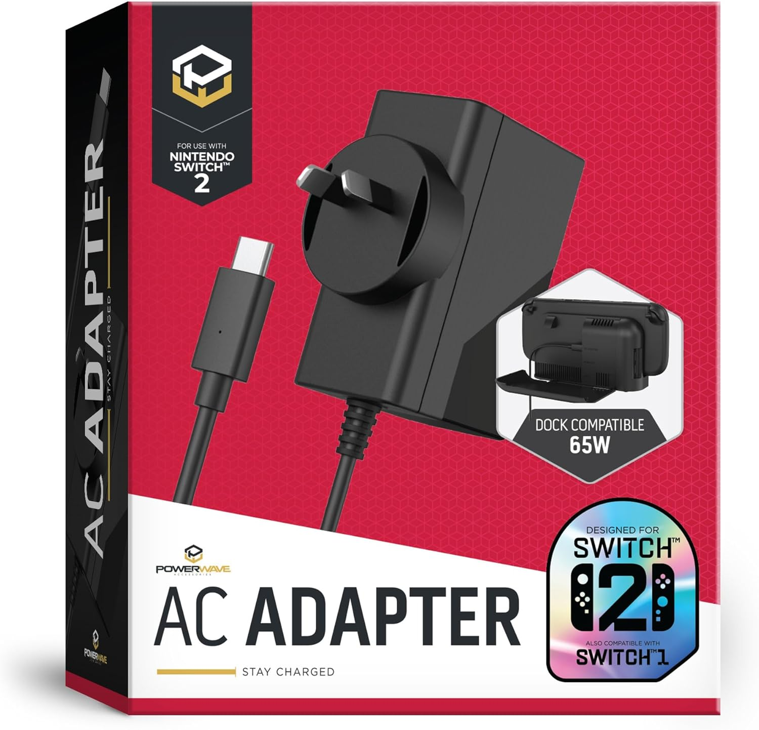 Powerwave AC Adapter for Nintendo Switch 2