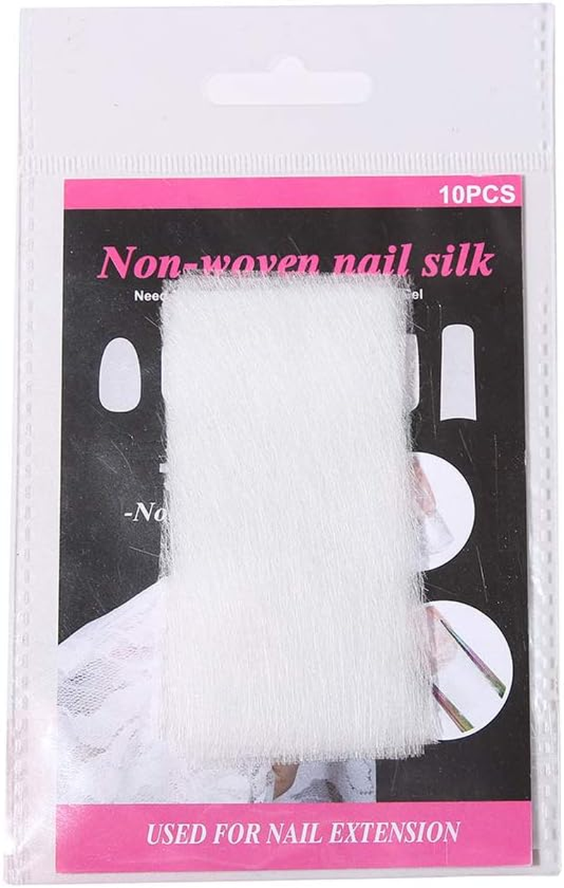 Non-Woven Silks Nail Extension Builder Gel Forms Acrylic Building Fiberglass Nails French Manicure Art Tips Extended Tools image number 6