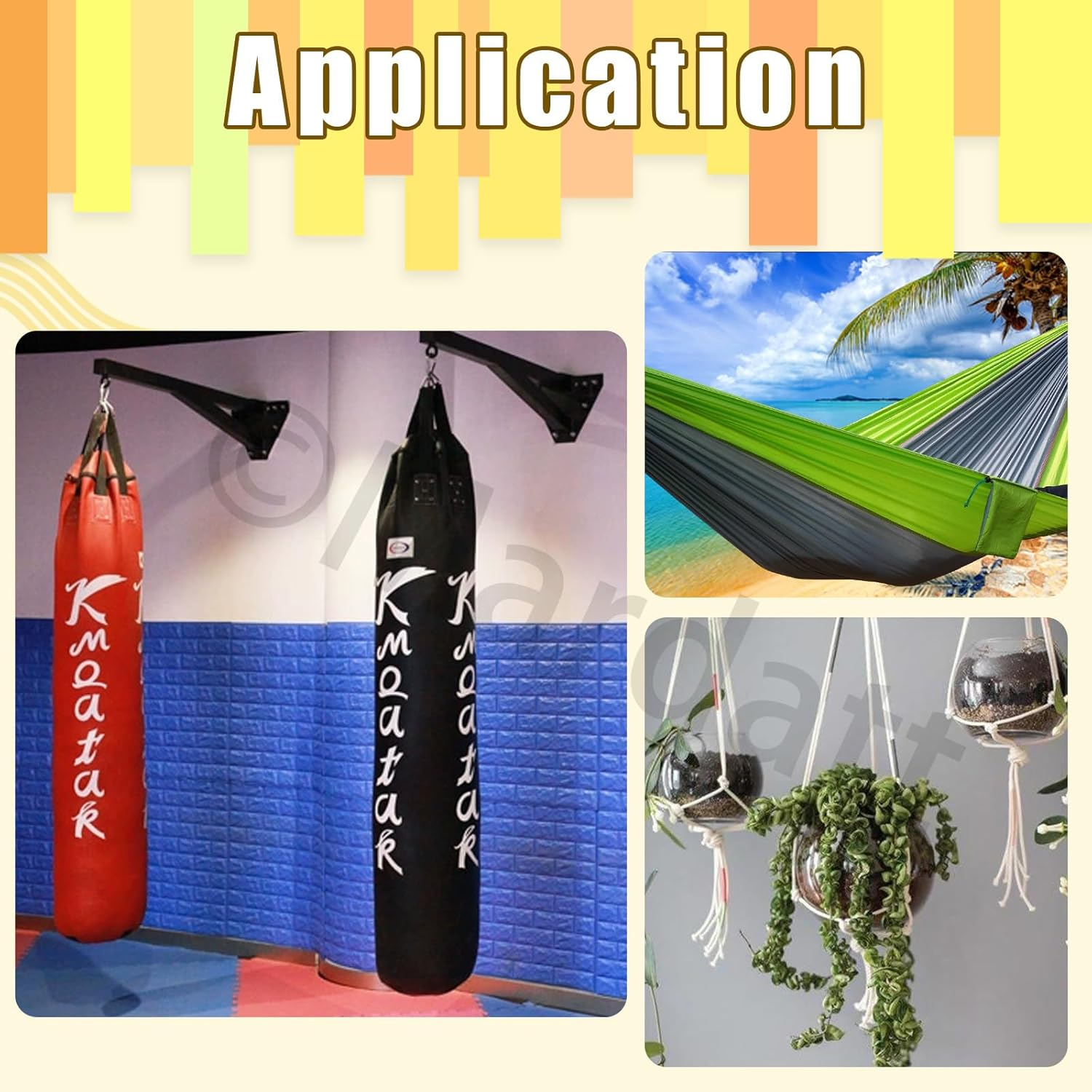 Mardatt 8Pcs 304 Stainless Steel Pad Eye Plate U Hooks Snap Hook, Marine Hardware Staple Hook Loop with Screws Stainless Steel Snap Hook Swivel Hooks Wall-Mounted for Outdoor Indoor Activity image number 6