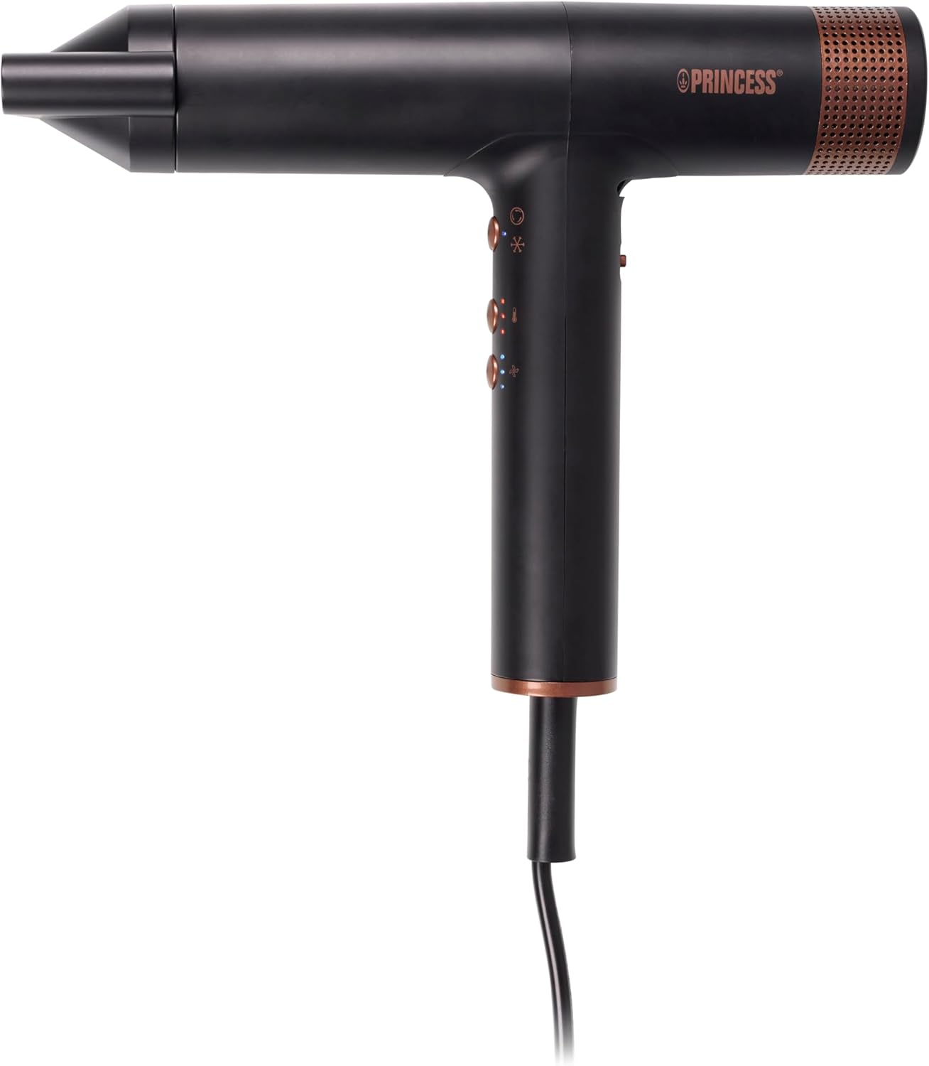 Princess Airstyler Pro, 7-In-1, 3 Heat Levels and Speed, Ion Function, Air Shooting Technology, 1.8 M Cable, Travel Case, 7 Accessories, Thermal Gloves, 2000 W, 01.529205.01.001