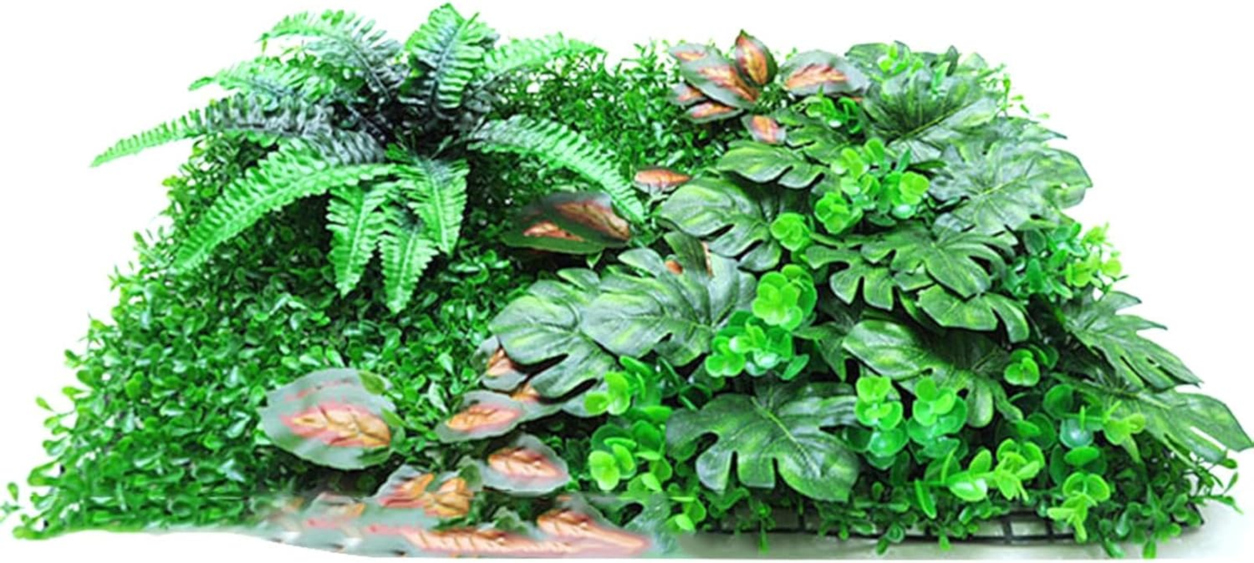 Artificial Grass Wall Decor - Realistic Balcony Decor | Artificial Boxwood Panel Topiary Hedge Plants Privacy Hedge Screen Sunscreen Sunscreen Artificial Hedge Fence, Eco-Friendly Wall Plants | image number 3