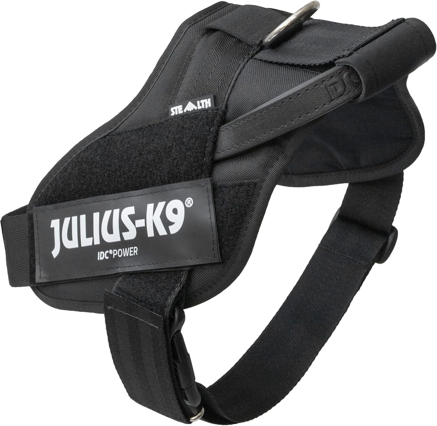 Julius-K9 16STEALTH-P-2 IDC Stealth Powerharness for Dogs, Size 2, Black