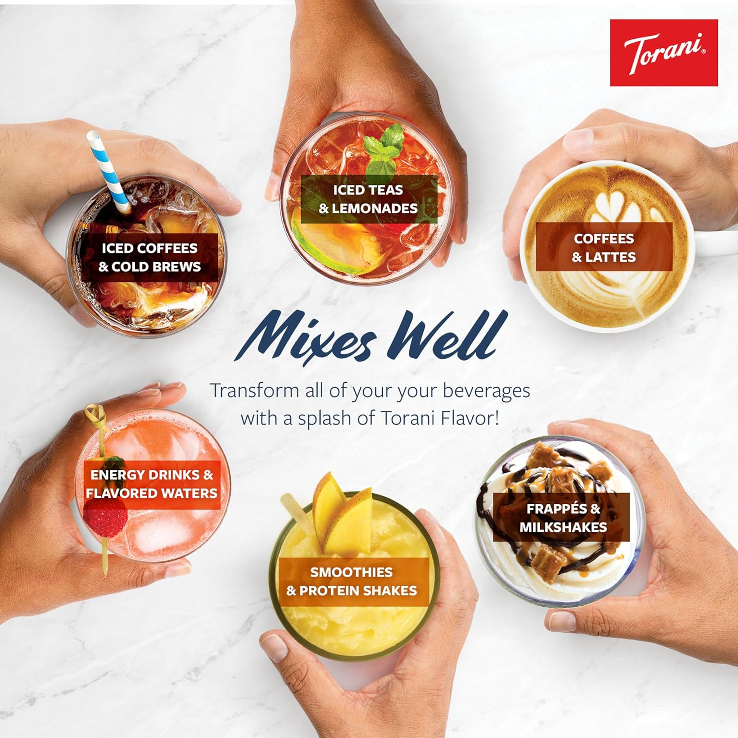 Torani Sugar Free Sauce, White Chocolate, 64 Ounces image number 4