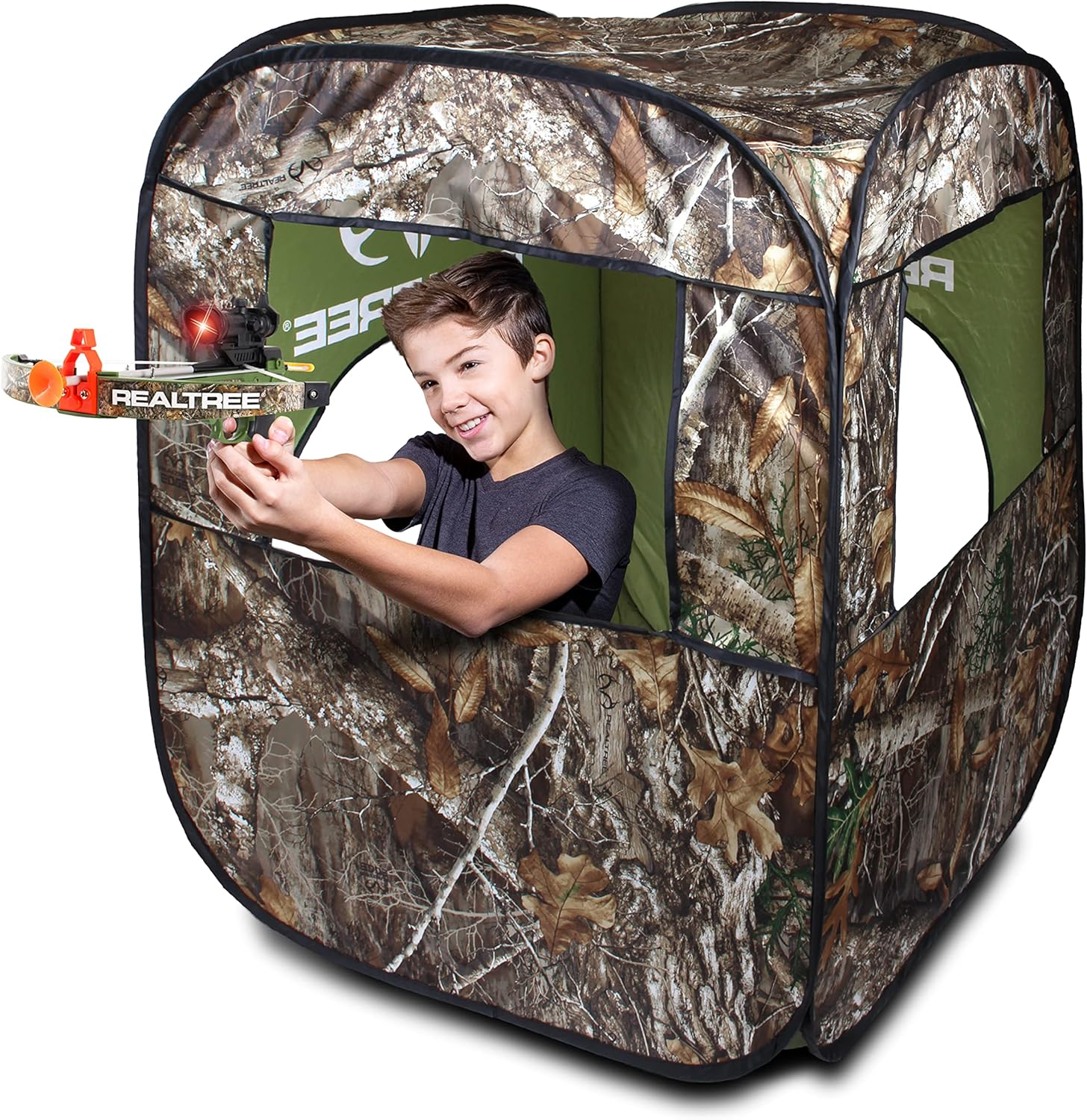 NKOK R/C Racing Realtree Pop up Hunting Blind, Easy Set Up, Indoor, Outdoor, Premium No Fade Fabric, Realtree Edge Pattern image number 2