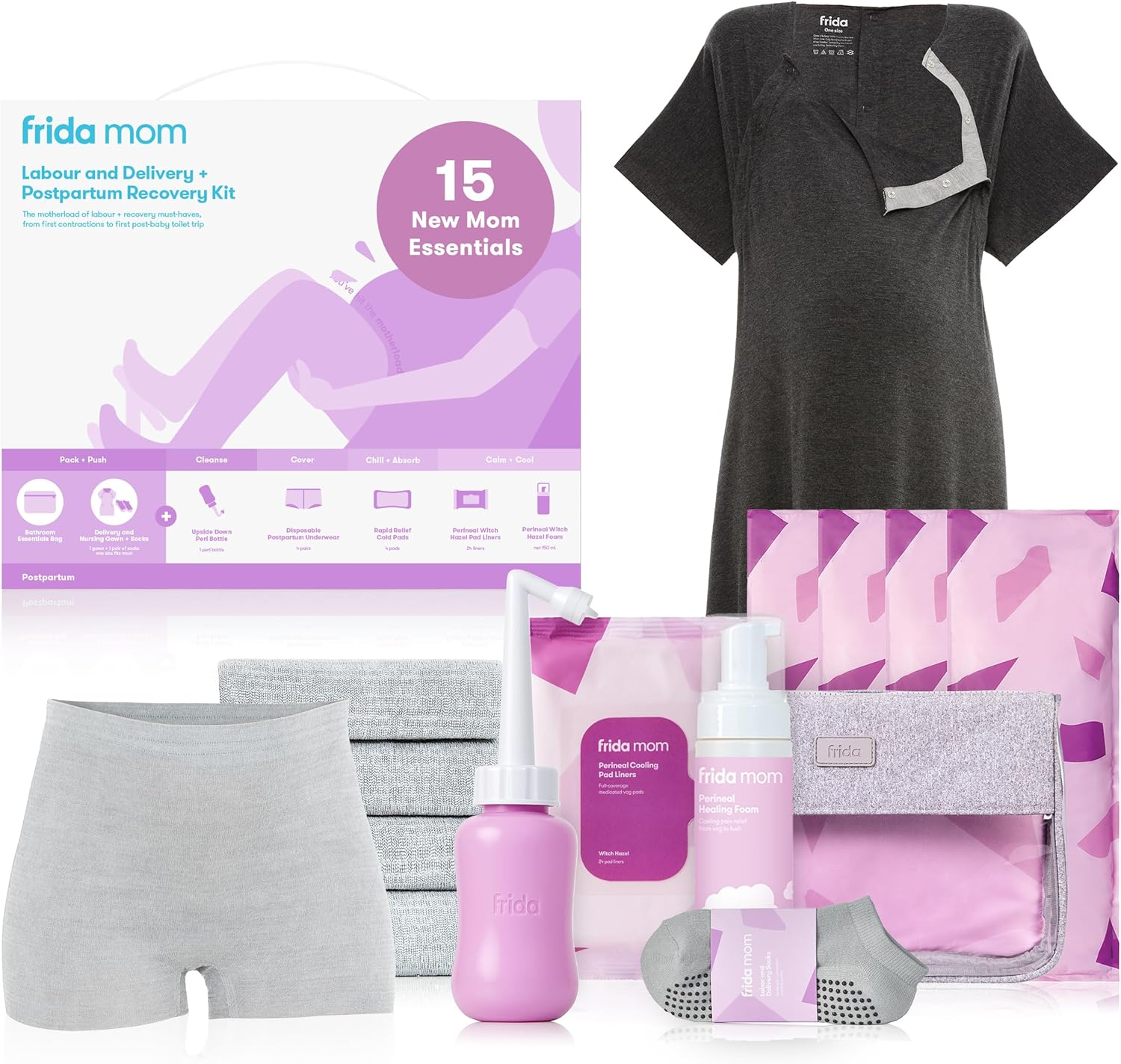 Frida Mom Labor and Delivery + Postpartum Recovery Kit image number 2
