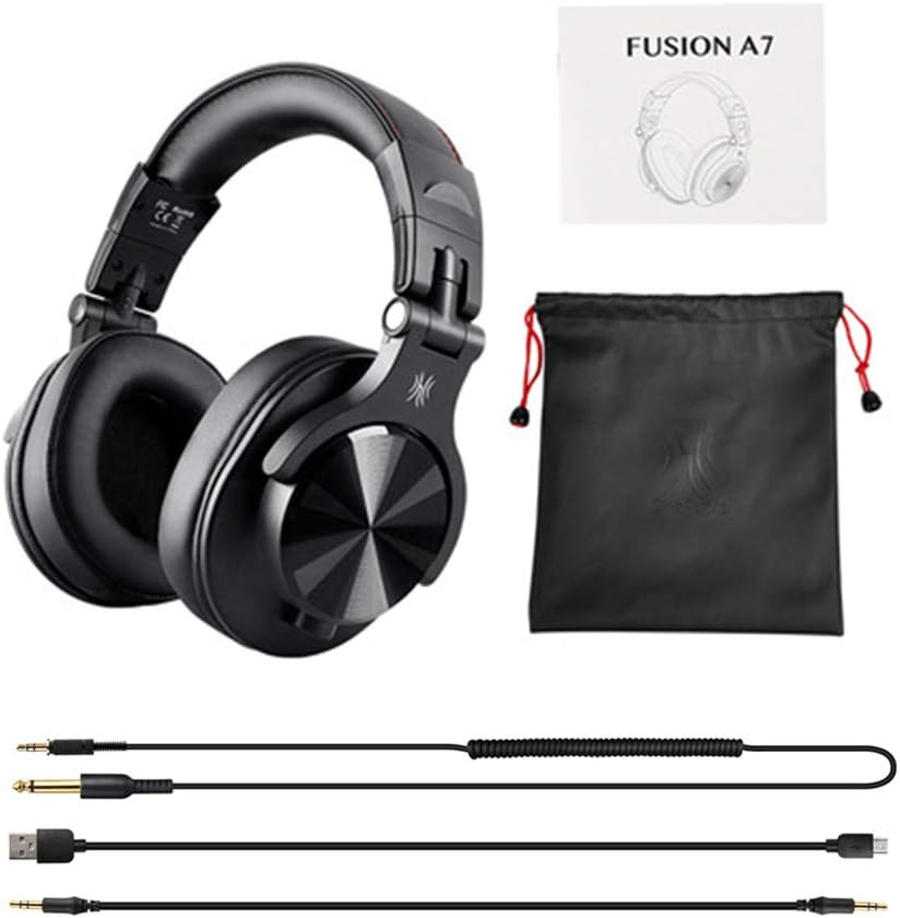 Yasao Wireless/Wired Musical Instrument Monitor Headphones Wired Headset with 3.5Mm & 6.5Mm Audio Cables for Electrical Piano Electronic Keyboard Drum Machine Electric Guitar DJ Recording image number 4