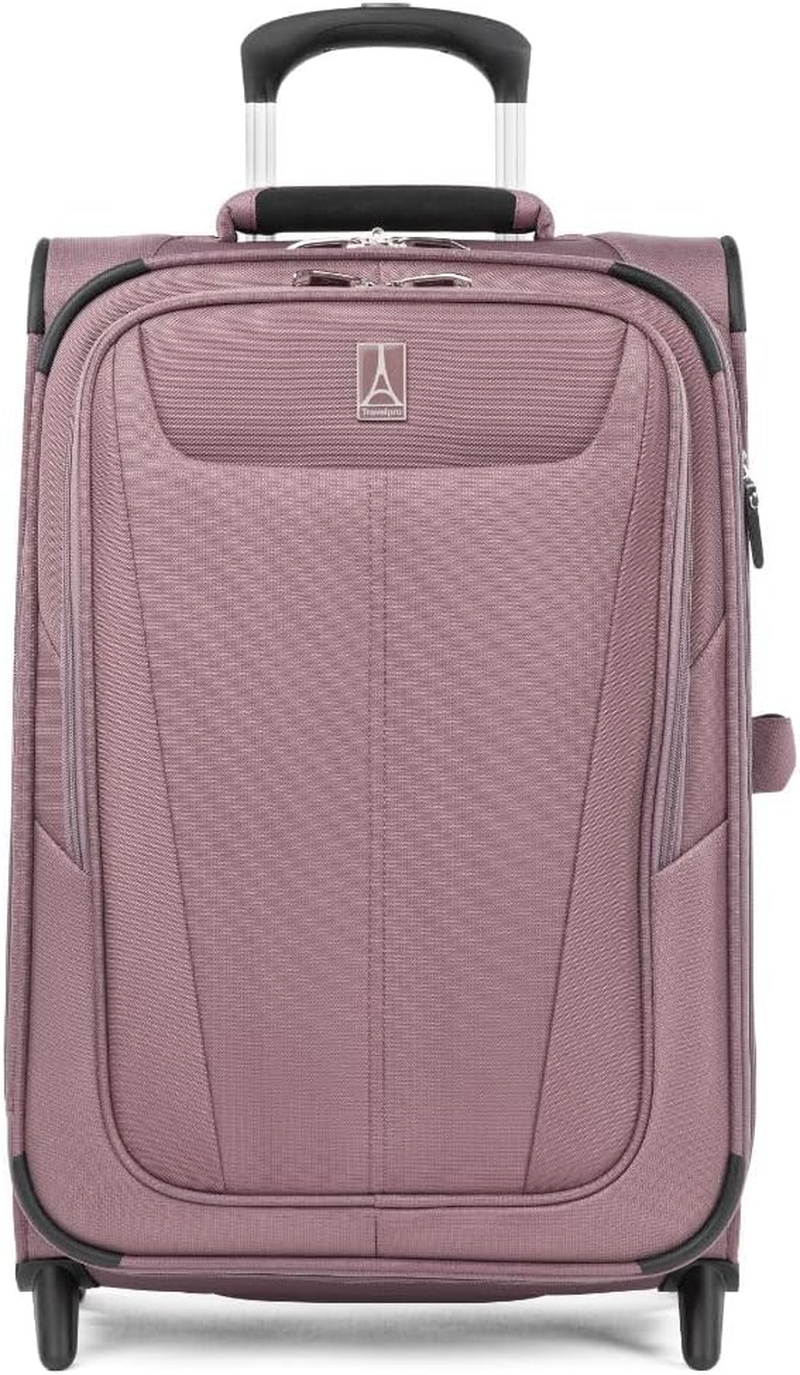 Travelpro Maxlite 5 Softside Expandable Upright 2 Wheel Luggage, Lightweight Suitcase, Men and Women, Black, Carry-On 22-Inch, Maxlite 5 Softside Lightweight Expandable Upright Luggage