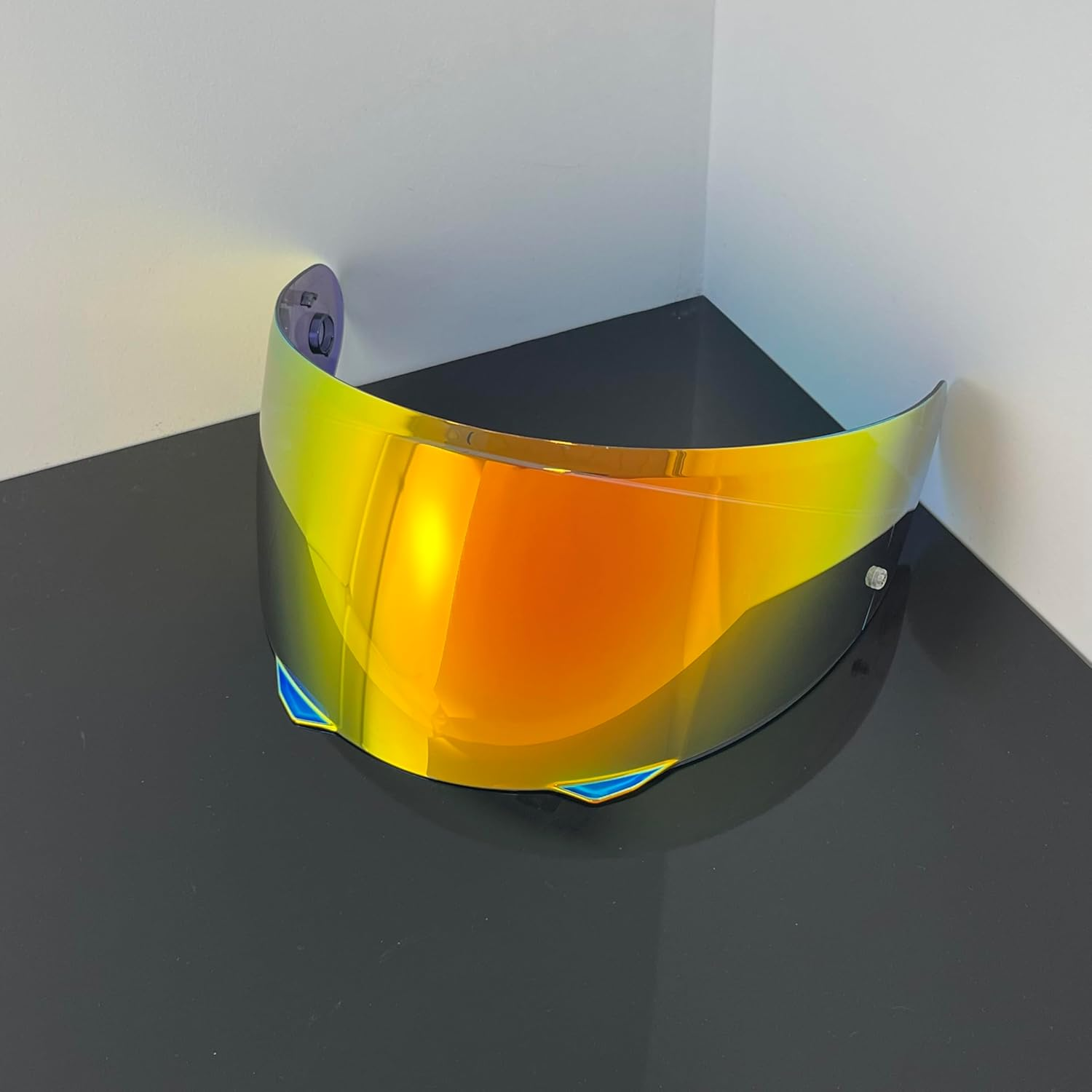 BSTOP HJ-33 Helmet Visor for HJC I90 Shield Replacement Uv Protected Faceshield Helmet Accessories (Revo Deep Red-Day Useonly) - Deep Black-Day Use Only image number 6