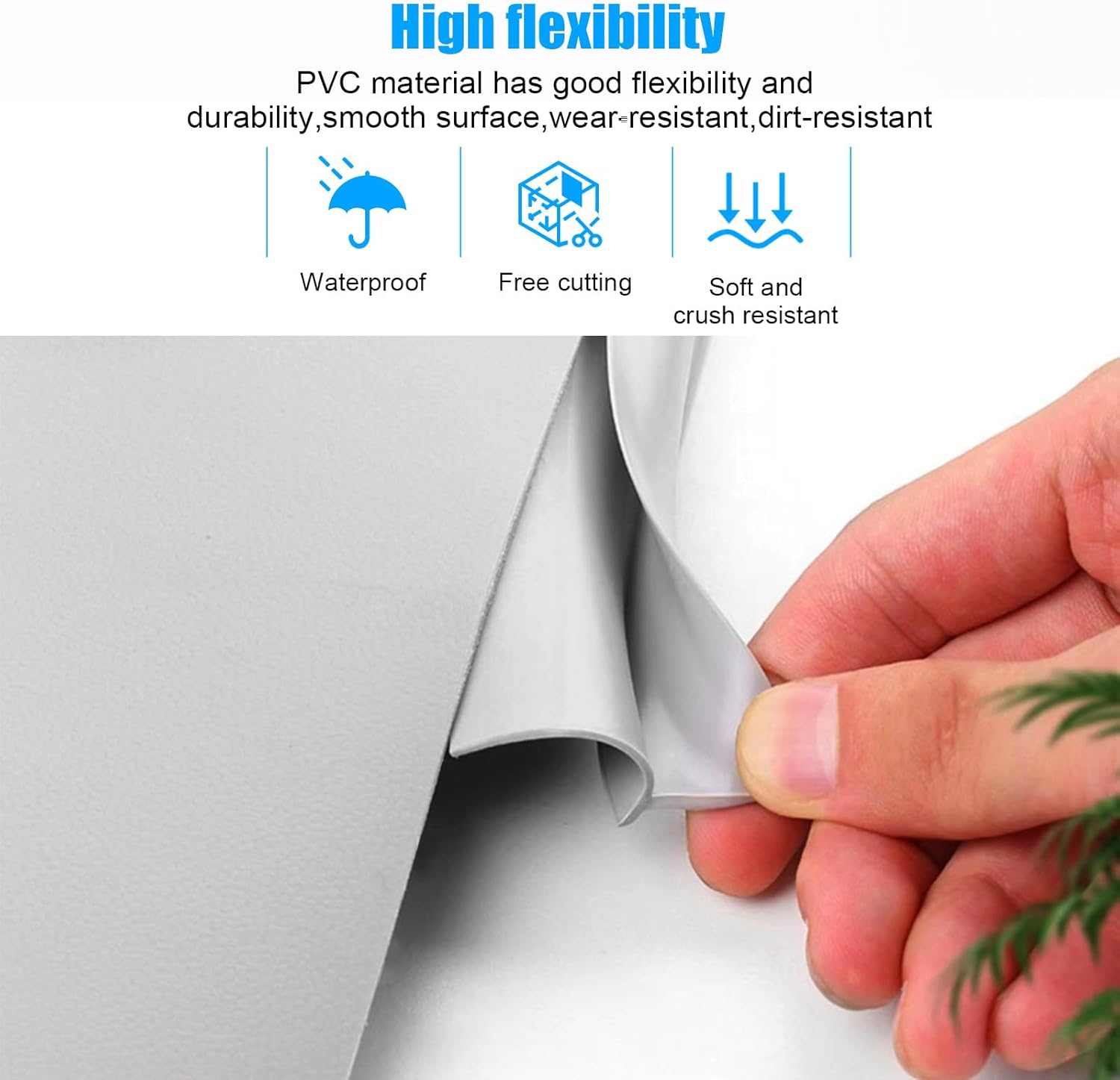 Carpet Edge Trim Strip, 1/3/5/10M Self Adhesive TPE Carpet to Floor Edging Strip, Flexible Cuttable Laminate Floor Door Strip for Bedroom (5M)