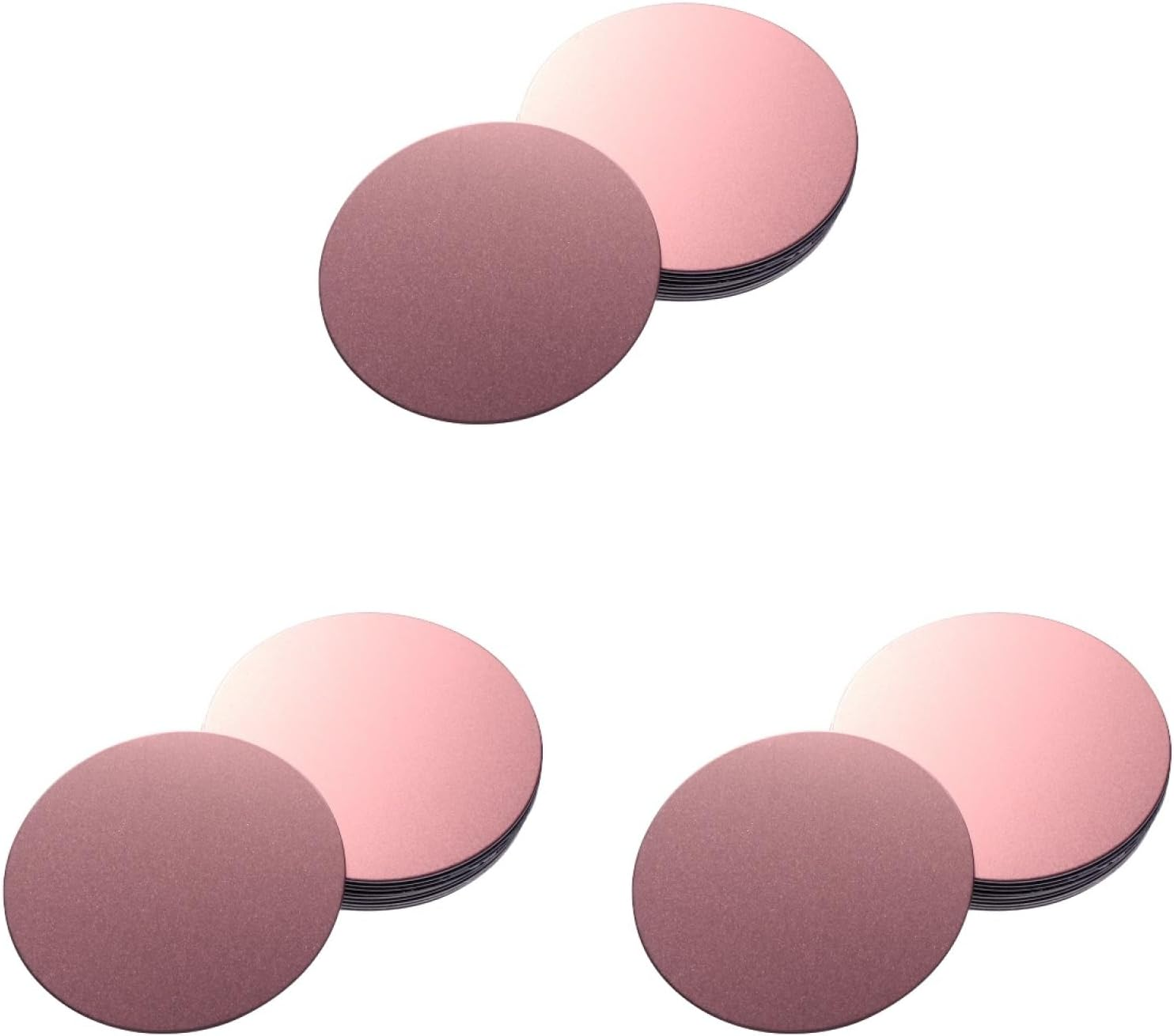 Angoily Metal Plate for Cell Phone, 30Pcs round Car Mount Magnet Holder with Strong Adhesive Sticker, Cell Phone Holder Pink, Universal Metal Plate Kit image number 2