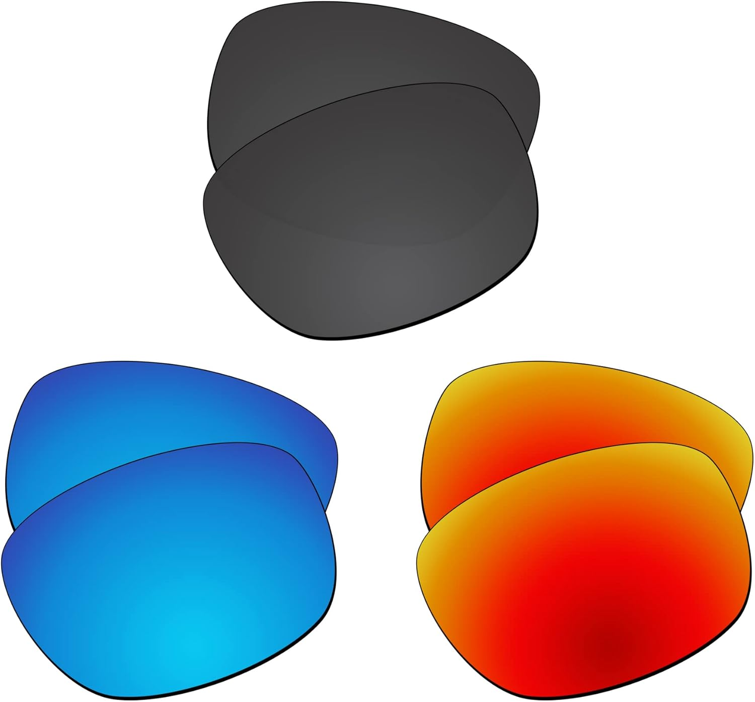 Ezreplace Lenses Replacement for Oakley Ten X OO9128 Sunglasses (Polarized Lenses)