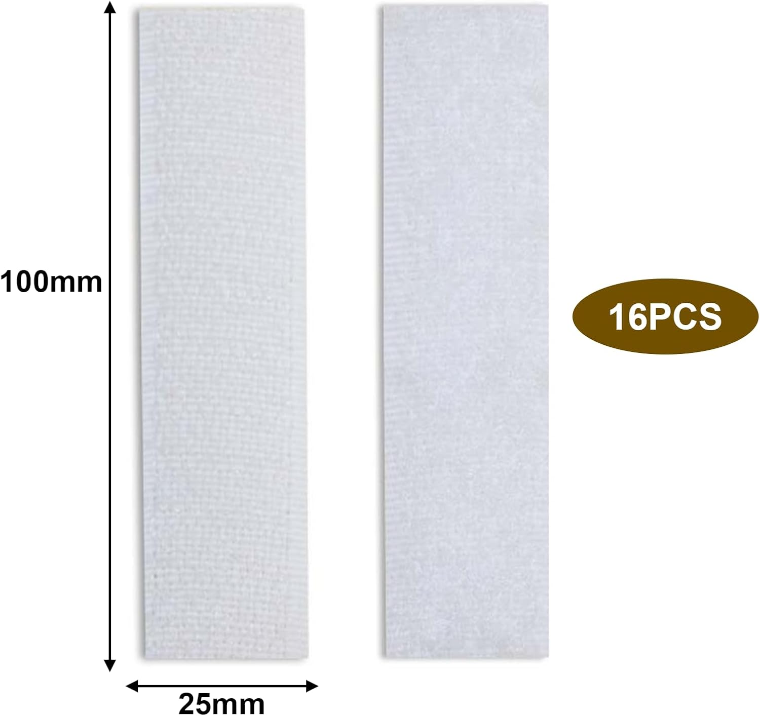 16 Pack Velcro Tape, Adhesive Tape, Velcro Dots, Heavy Duty Double Sided Sticky Strips, Organize Smarter, Not Harder! (2.5Cm X 10Cm) image number 5