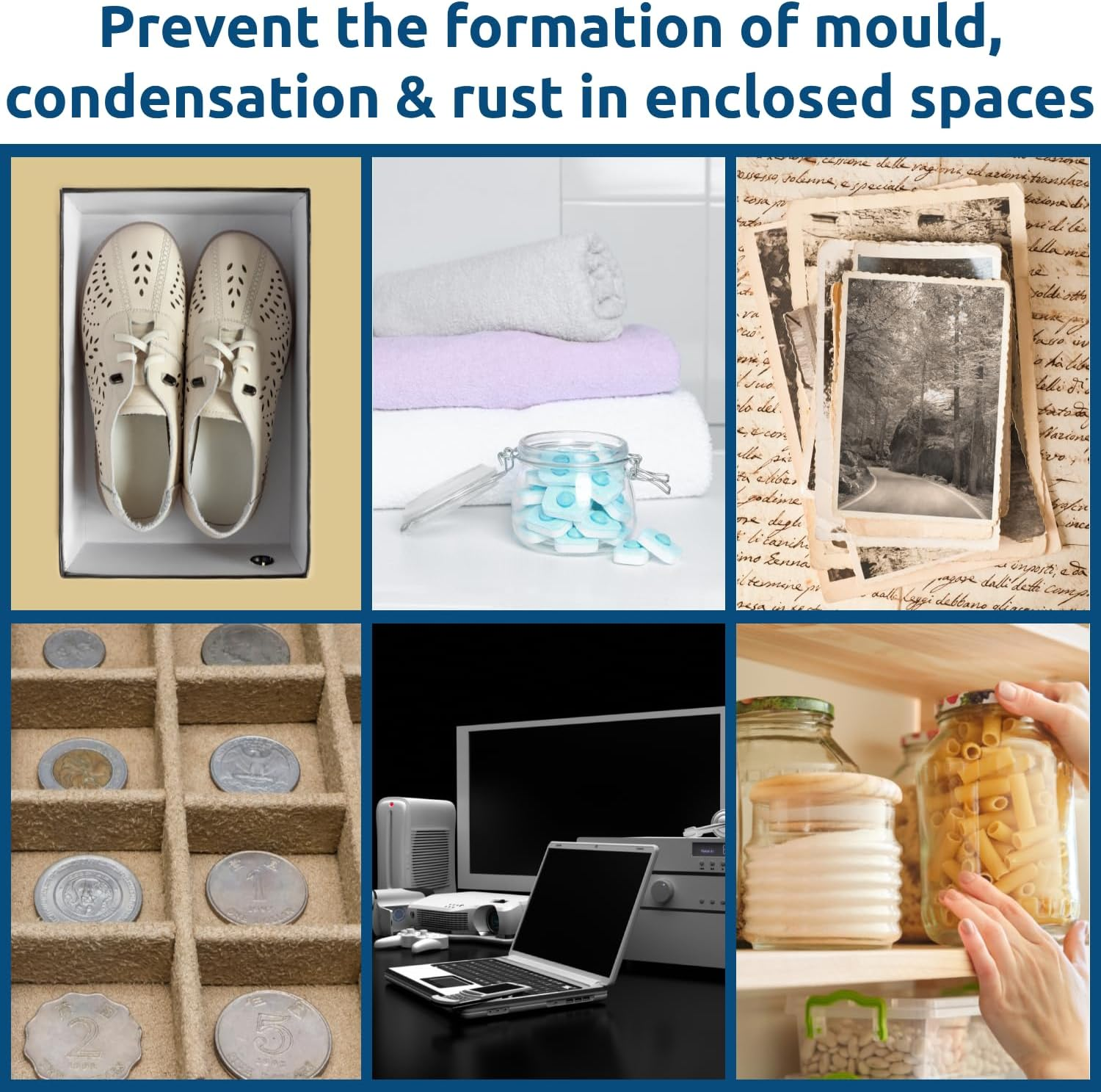 Desicco 100 Gram [5 Packets] Silica Gel Packets Desiccant Packs Dehumidifiers - Breathable Fabric Silica Packets, Silica Gel Packs, Silica Gel - Clothing, Musical Instruments & More. image number 4