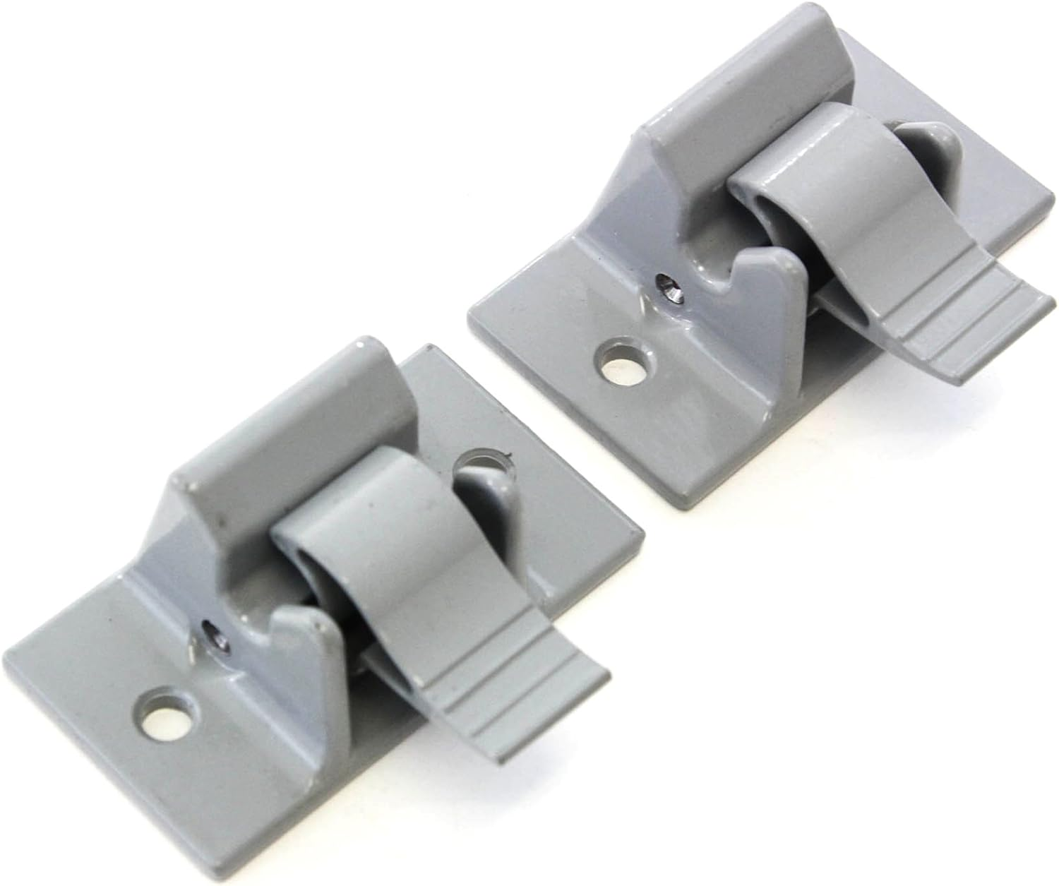 Red Hound Auto Mounting Brackets (2) Compatible with Dometic Sunchaser Lower Awning Arm Bottom Replacement Gray RV Camper Trailer