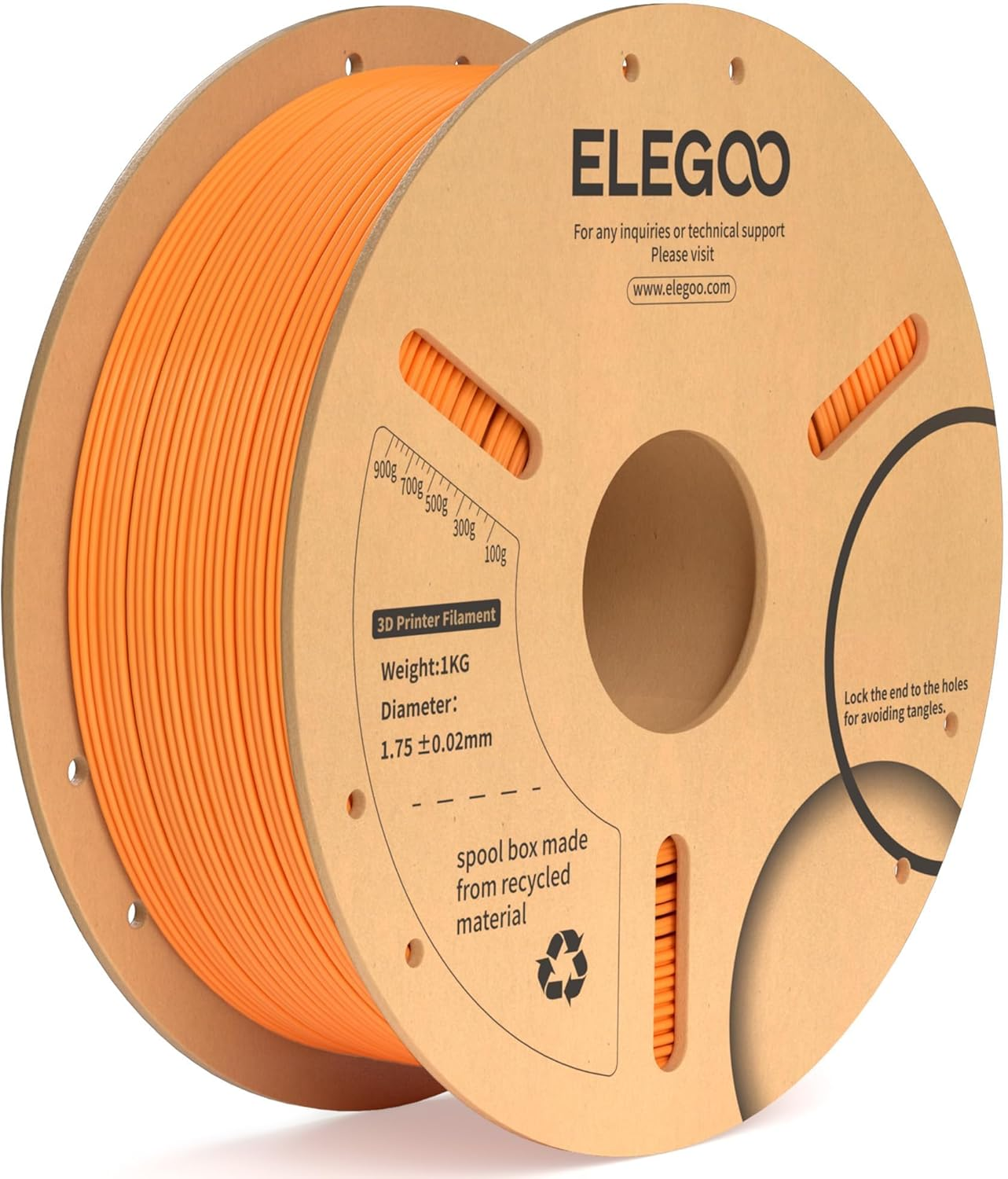 ELEGOO PLA plus Filament 1.75Mm Black 4KG, PLA+ Tougher and Stronger 3D Printer Filament Pro Dimensional Accuracy +/- 0.02Mm, 4 Pack 1Kg Spool(2.2Lbs) Fits for Most FDM 3D Printers