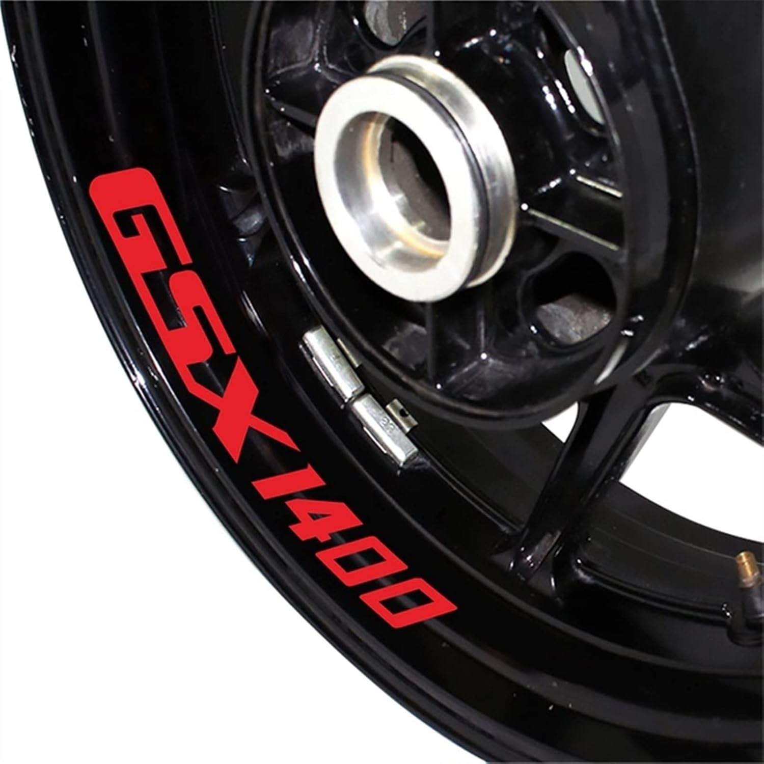 Stickers Motorcycle Rim Stickers Rim Edge Sticker Rim Edge Stripes Reflective Decals Logo Accessories for Suzuki Gsx GSX1400 1400 (Color : Red) image number 4