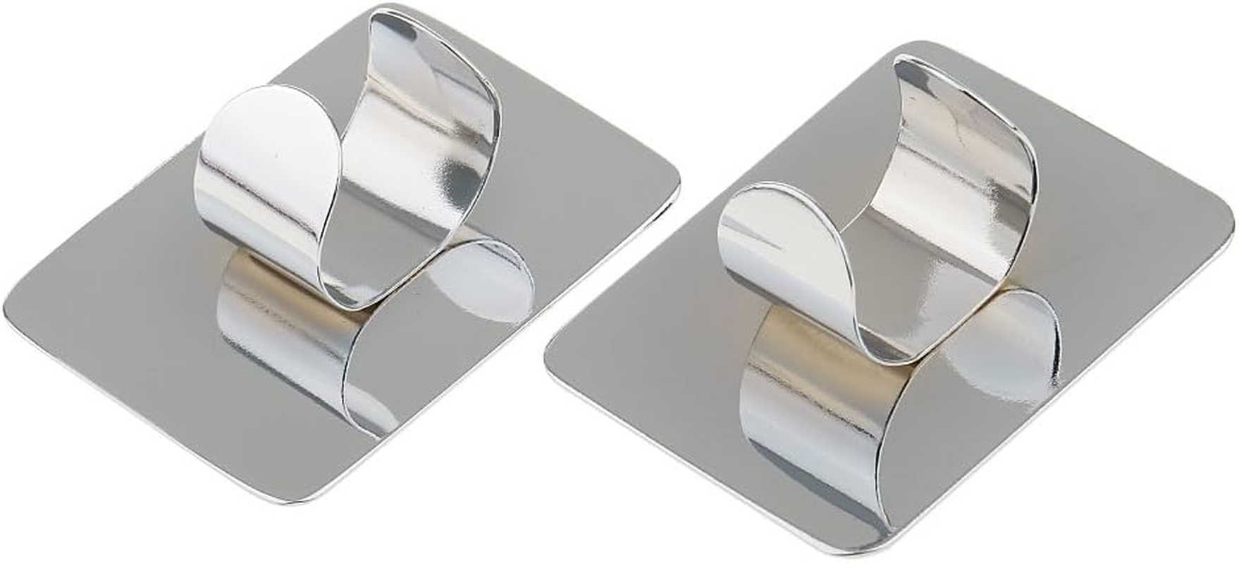 Baosity 2Pcs Nail Art Palette Cosmetic Mixing Palette Set Ring Manicure Nail Tool for Blending Paint Shades Concealers Lipsticks image number 5