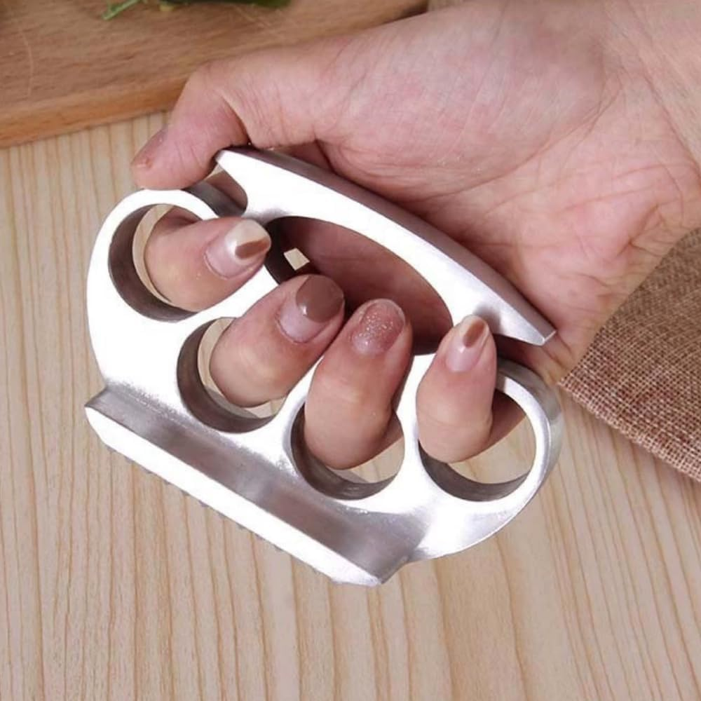 Renyigou Meat Tenderizer Hammer Steak Hammer Mallet Zinc Alloy Meat Tenderizer Hammer Pork Chop Steak Meat Mallet Rubber Portable Kitchen Tools image number 6