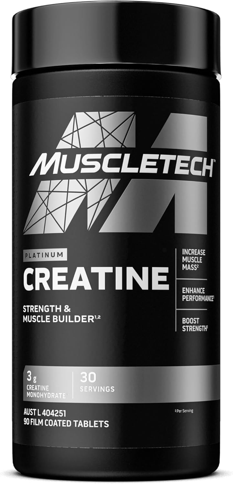 Muscletech Platinum Creatine 1000Mg 90 Tablets image number 2