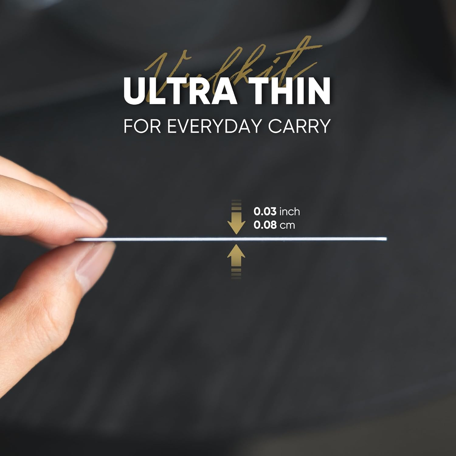 VULKIT RFID Blocking Cards 2 Pack Credit Card Protectors NFC Contactless Cards Protection for Business & Travel Wallet