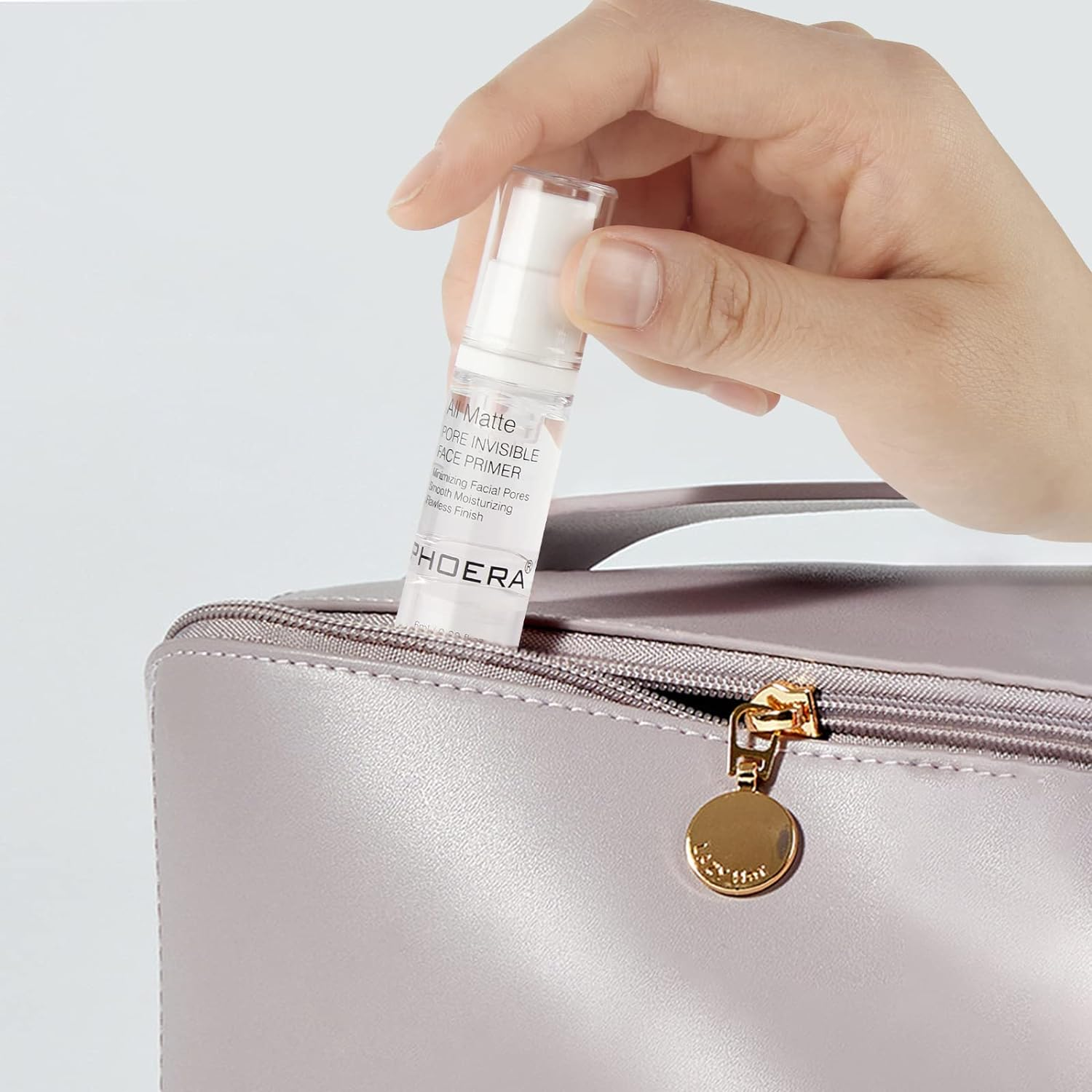 PHOERA Face Primer, Pore Primer under Foundation, Oil-Control Long Lasting Makeup Foundation Primer, Oil-Free Makeup Base for All Skin Types (03A, 6Ml) image number 2