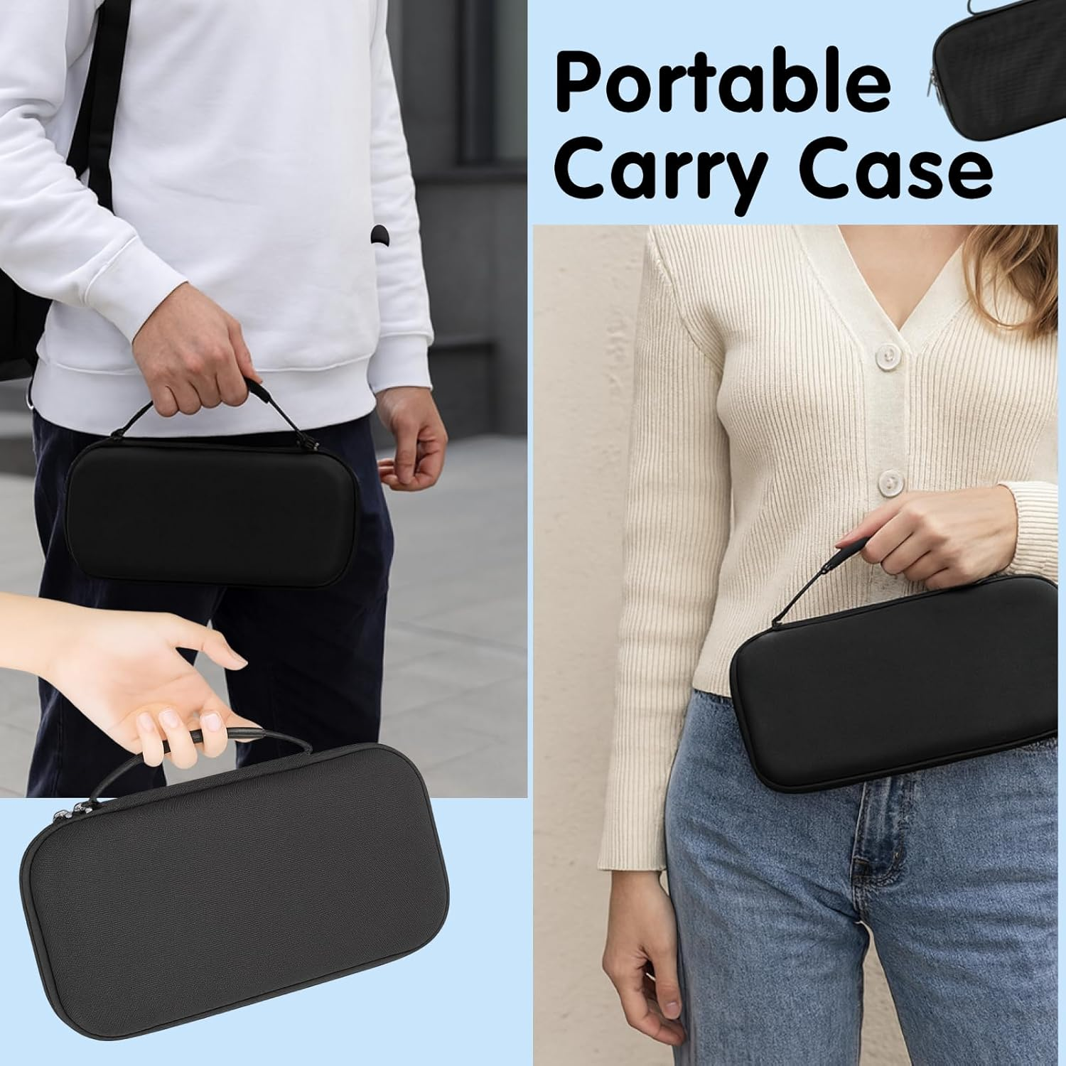 Premium Carrying Case for Nintendo Switch 2 (2025), Hard Shell Travel Case with 10 Game Card Slots and Accessories Pouch, Lightweight Anti-Scratch Protection for Switch 2 and OLED Models image number 5