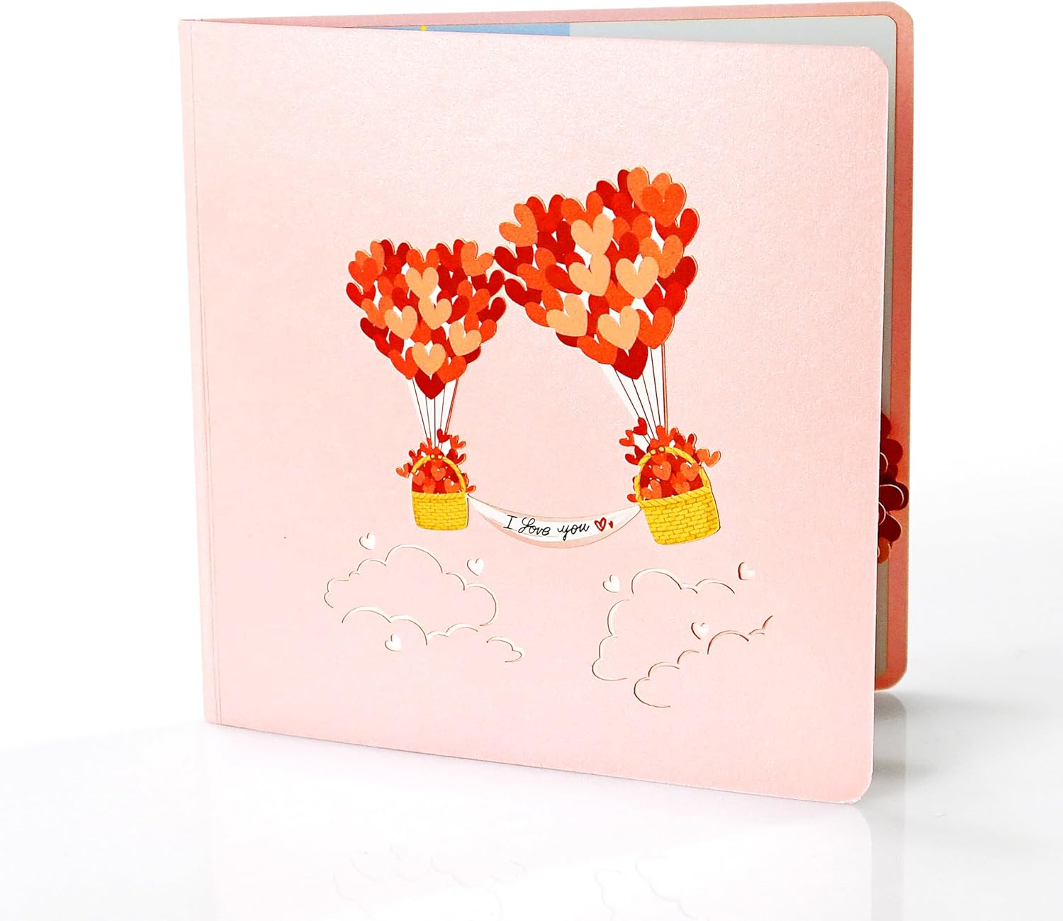 CUTPOPUP Corgi Couple Valentines Day Card Pop Up, Anniversary Card, 3D Popup Greeting Love Card (Corgi Couple Airballoon) LO167AU1515 image number 4