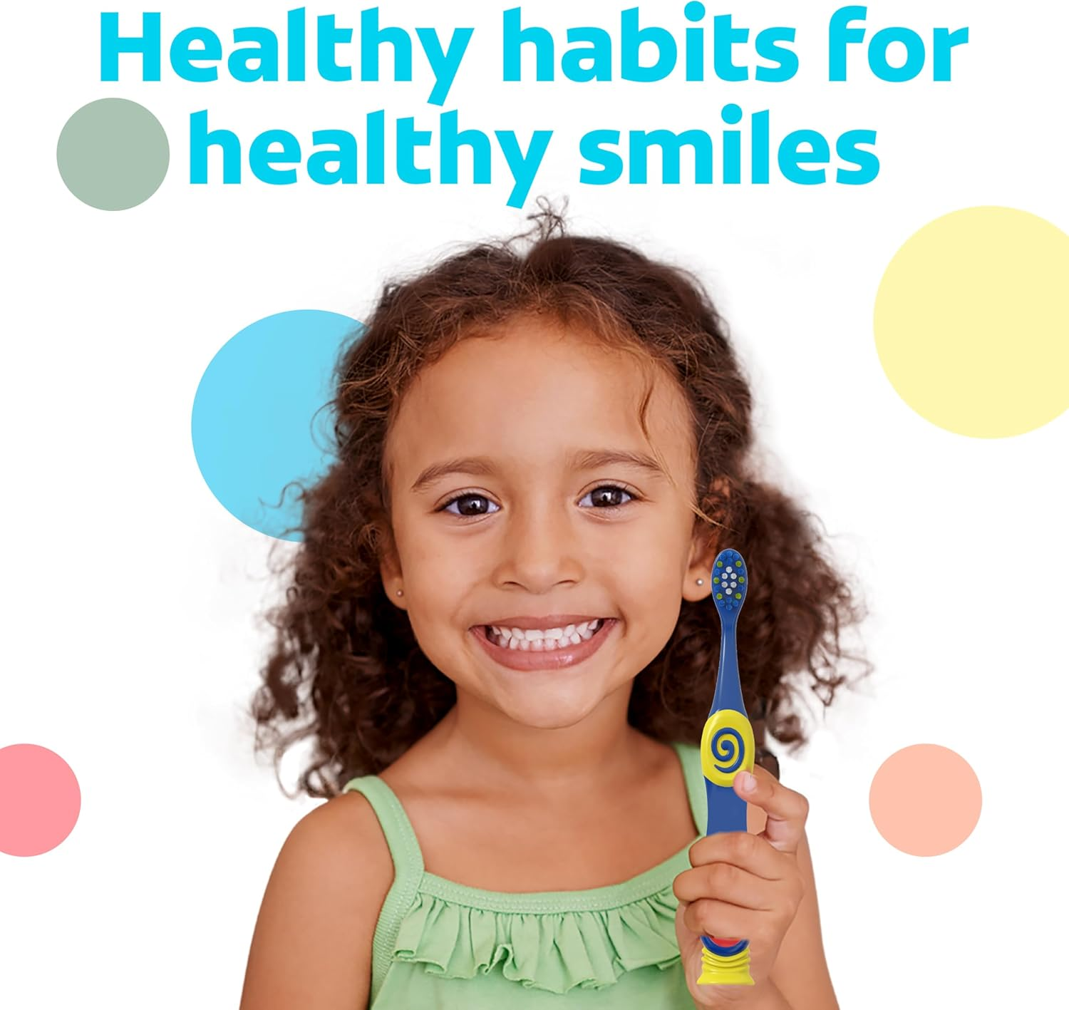 Colgate Bluey Extra Soft Toothbrush for Kids, Kids Toothbrush Pack with Built in Suction Cup Toothbrush Holder, Designed for Children Ages 2 and Up, Extra Soft Bristles, 2 Count (Pack of 1) image number 1