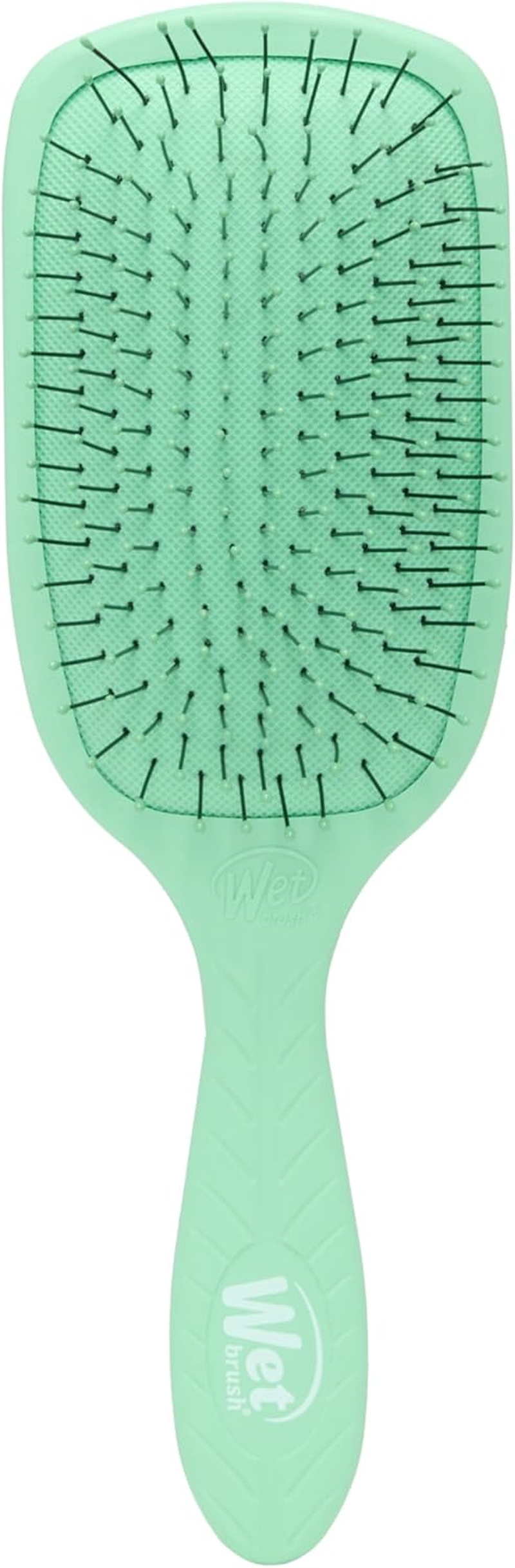 Wet Brush Go Green Speed Dry Hair Brush, Pink - Vented Design & Ultra Soft Heatflex Bristles - Ergonomic Handle Manages Tangle & Uncontrollable Hair - Pain-Free Hair Accessories