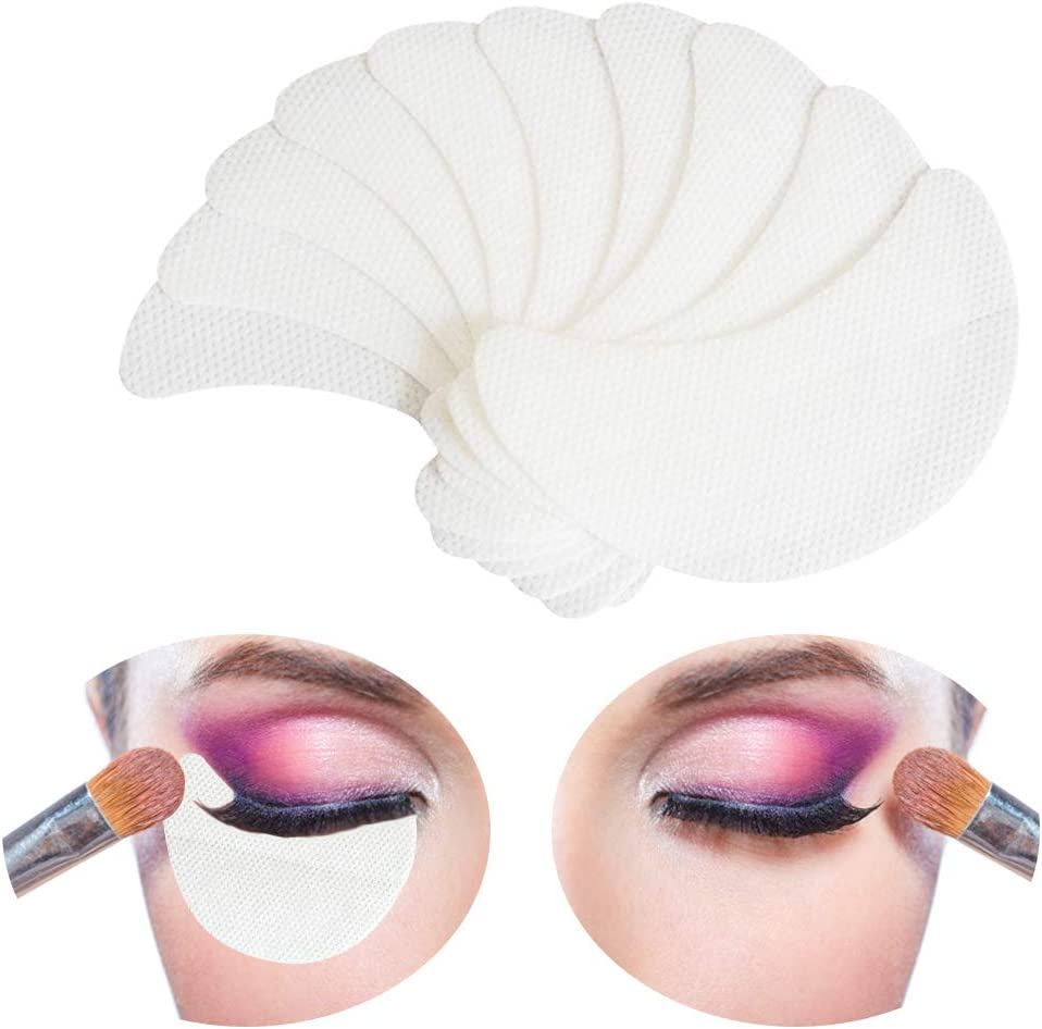 Sonku 150 Pcs Eyeshadow Stencils Pads, Eyeshadow Shields Lint Free under Patches for Eyelash Extensions,Tinting and Lip Makeup Residue