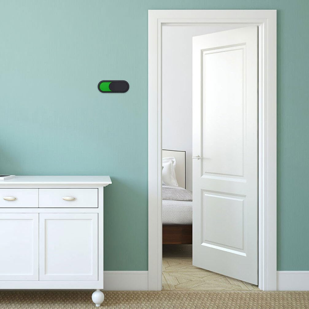 NUOBESTY 4Pcs Door Slide Sign Organic Glass Privacy Sign No Words Do Not Disturb Vacant Occupied Door Sign for Home Office Restroom Conference Hotels