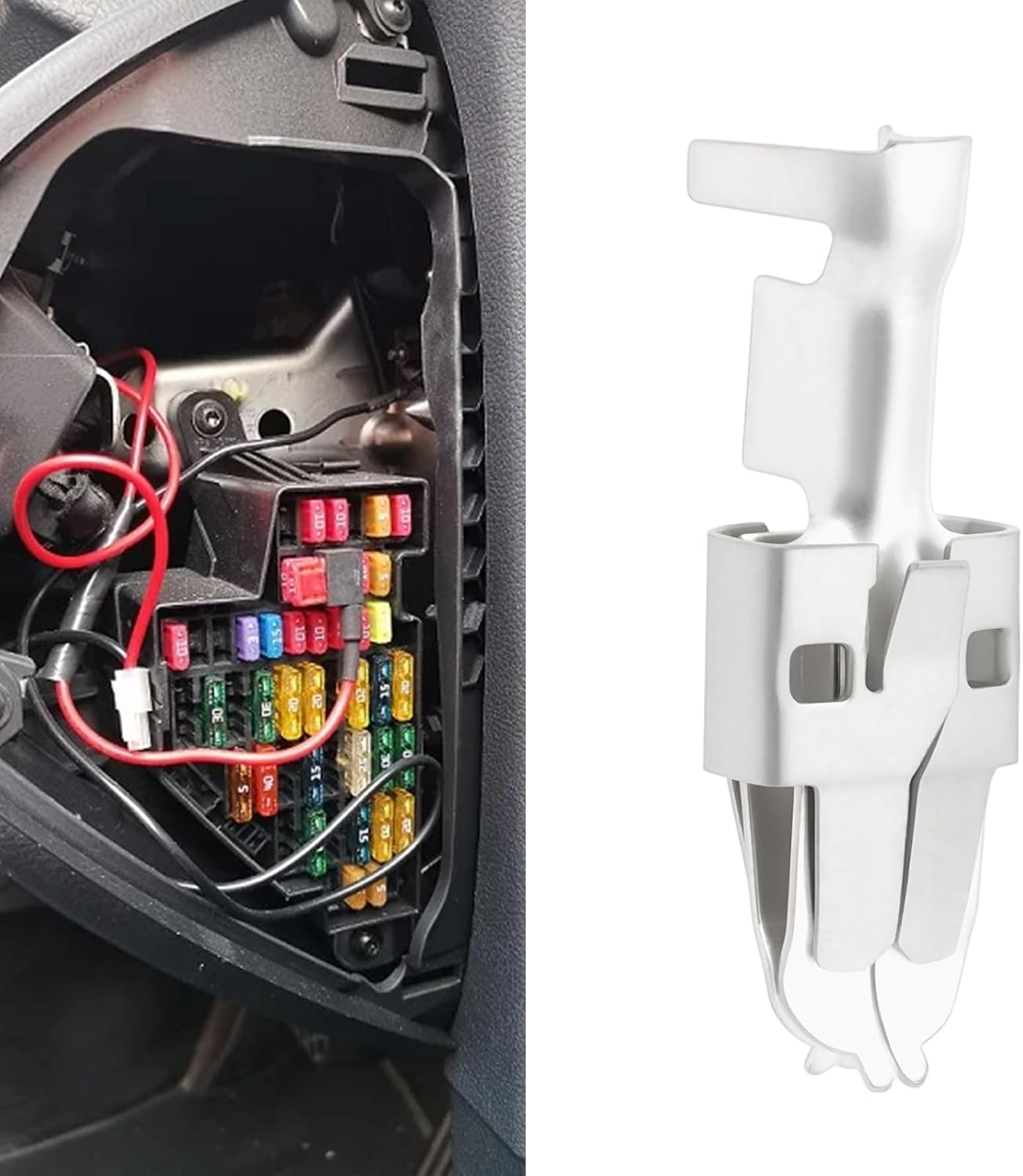 SING F LTD 30PCS Car Electrical Wire Connector Crimp Termina DJ 6218-E6.3 20X6.8Mm Compatible with Volkswagen Car Fuse Box image number 3