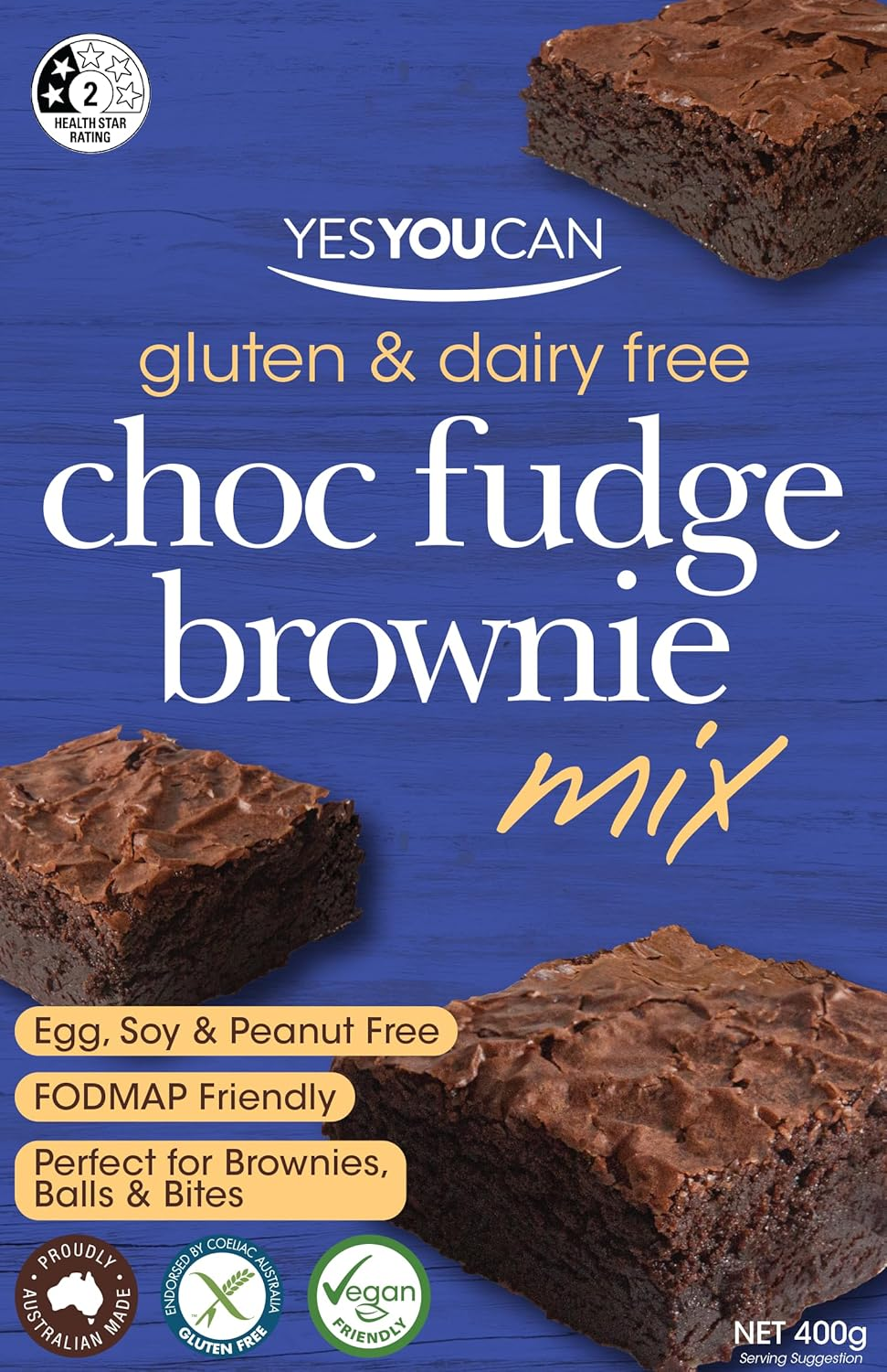 Yesyoucan Choc Fudge Brownie Mix 400G image number 1