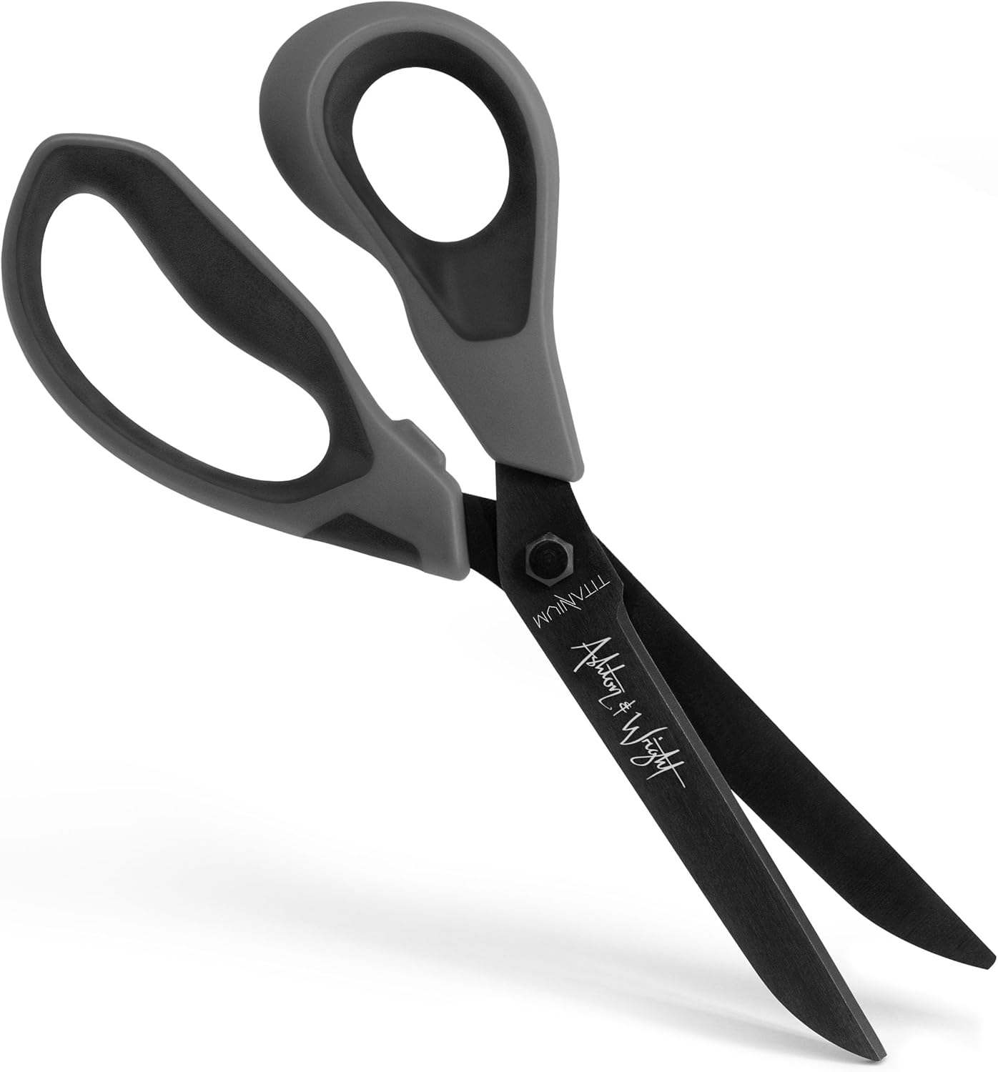 Ashton and Wright - Titanium HD - Heavy Duty Scissors for Office, Home, Kitchen, and Craft - 210Mm / 8&rdquo; - Titanium Coated Blades (Grey, Left Handed) image number 6