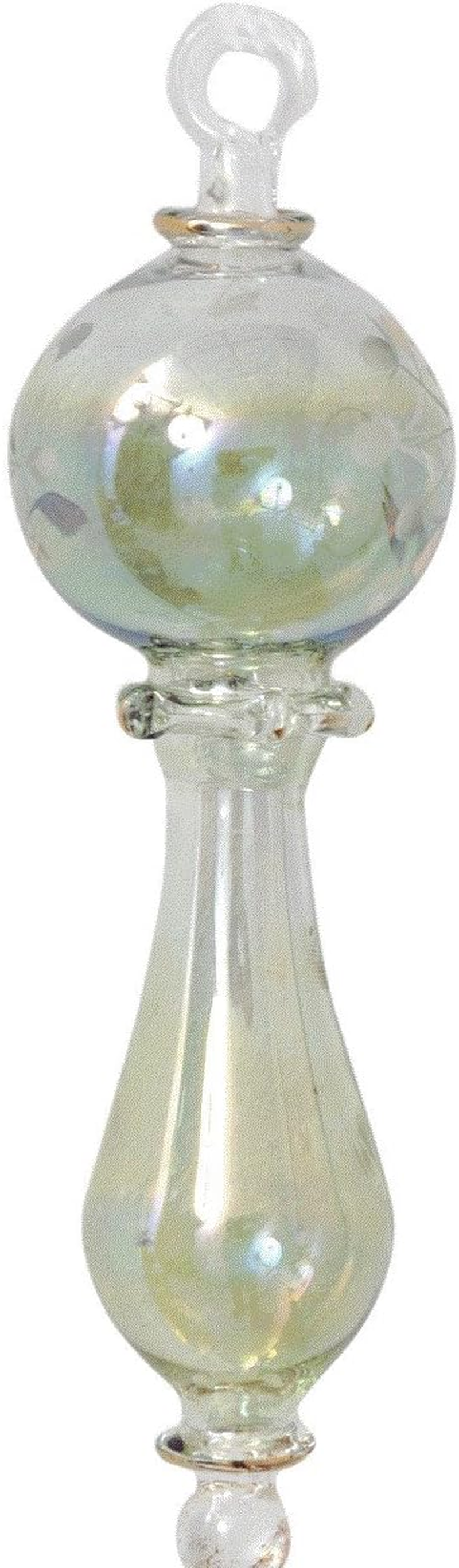 Craftsofegypt Set of 6 Egyptian Hand Blown Glass Christmas Ornaments Vintage Style for the Tree image number 3