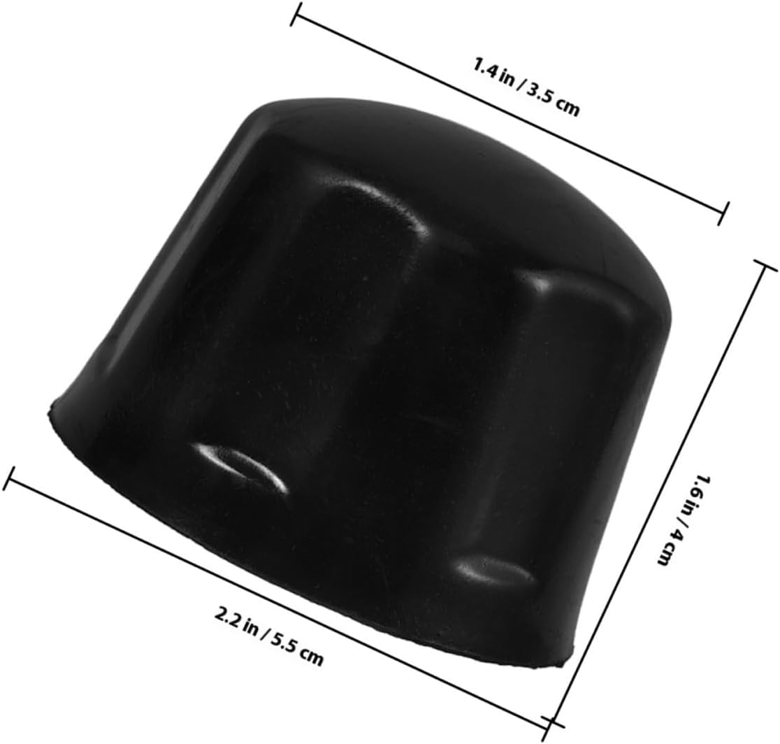 COMPUKAS 2Pcs ATV Wheel Hub Rubber Caps for Trailers and Go-Karts Rubber Dust Cover for Enhanced Wheel Easy Installation for ATV Accessories image number 3