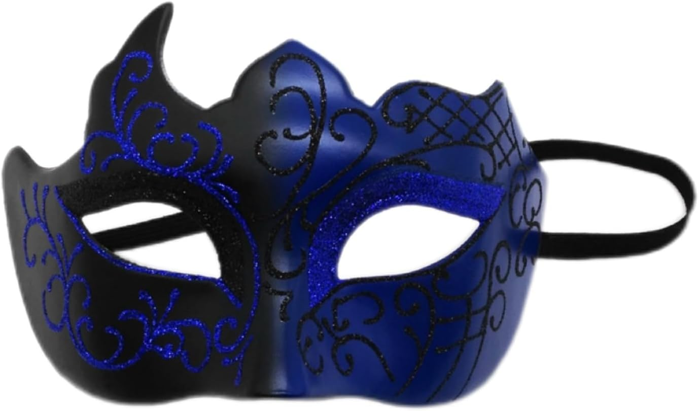 Masquerade Mask for Men Vintage Mardi Gras Halloween Christmas Party Masks image number 3