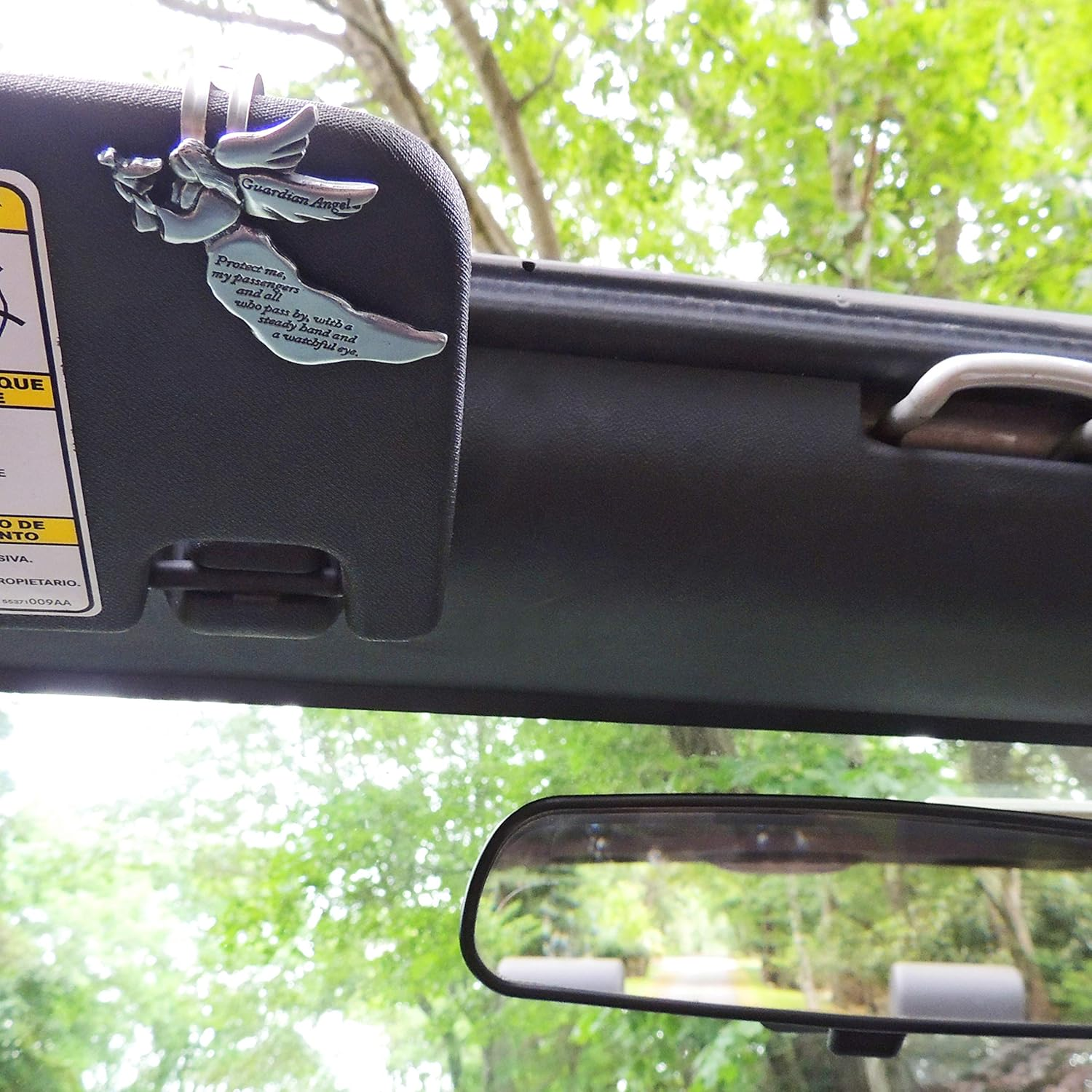 Cathedral Art (Abbey & CA Gift Guardian Angel Sun Visor Clip, Multicolored image number 1