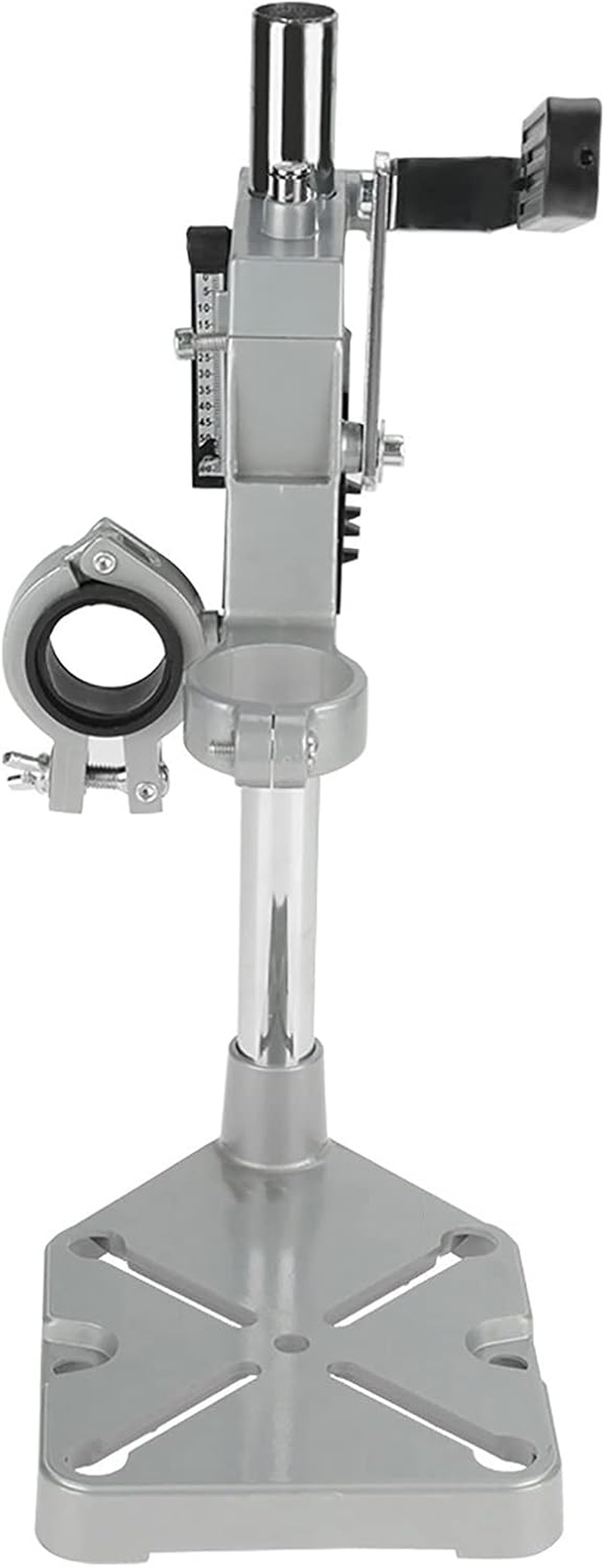 HISUEKIG Benchtop Drill Presse, Heavy-Duty Base Drill Stand, Easy to Use for Press Workbench Hand (Double Hole) image number 1