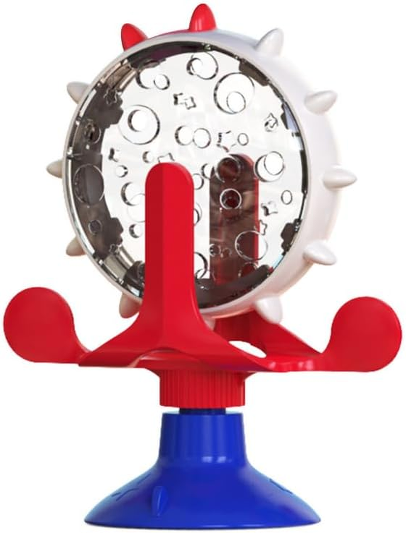 PELLUM Smart Cat IQ Boosting Puzzle Feeder, Interactive Cat Treat Puzzle, Engaging Interactive Cat Toy for Mental Stimulation & Slow Feeding (Blue)