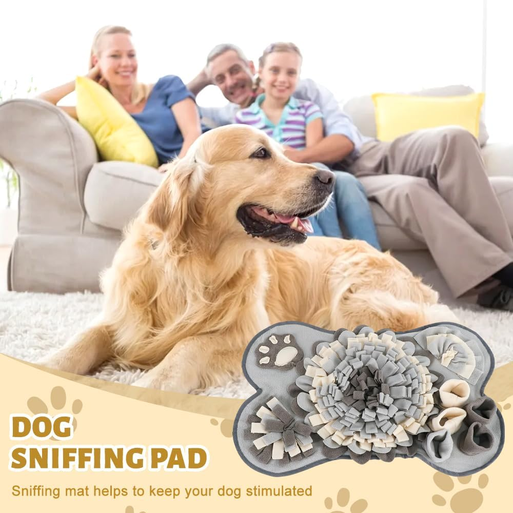 YANGUN Sniffing Rug for Dogs, Sniffing Rug, Dog Sniffing Mat, Dog Intelligence Toy for Dogs, Promotes Natural Foraging & Stress Relief for Dogs Cats