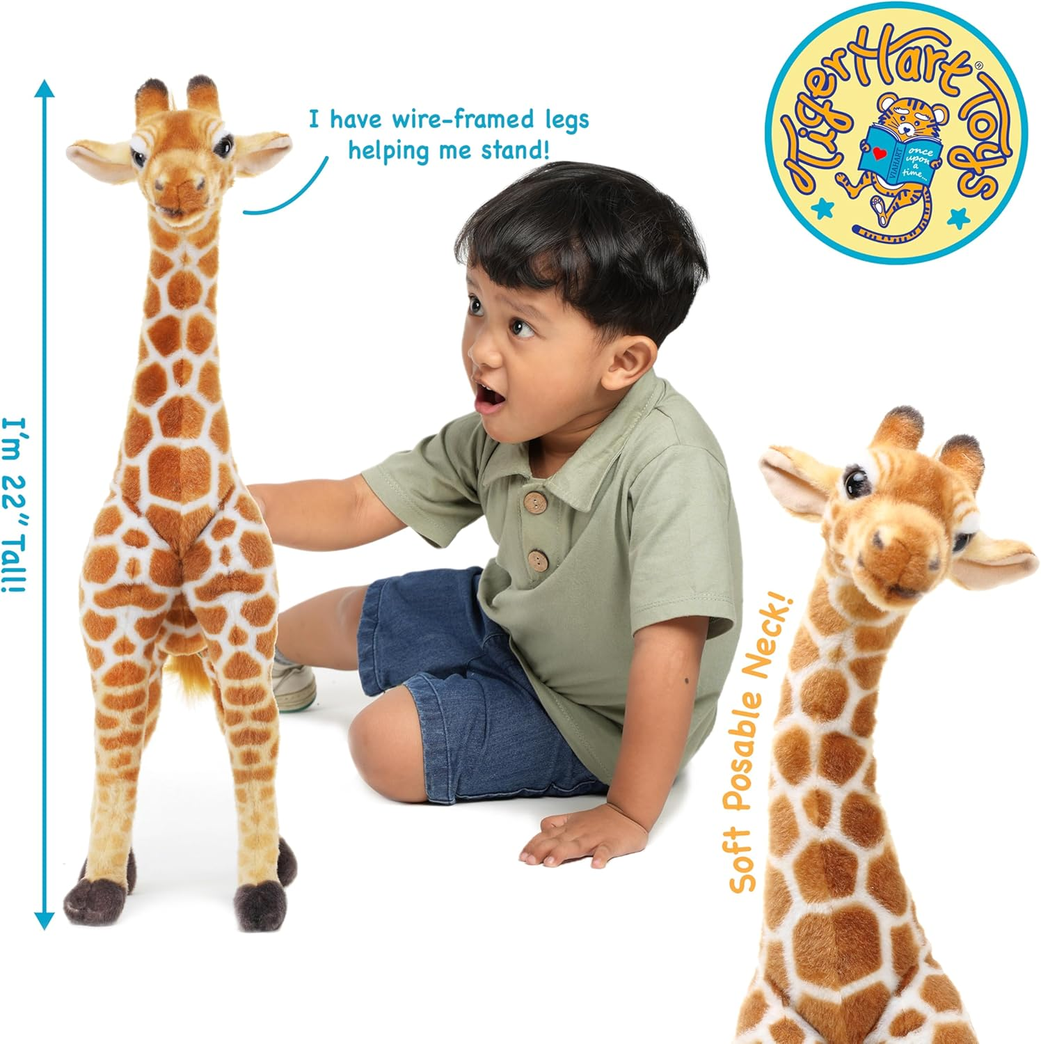 VIAHART Jocelyn the Giraffe - 22 Inch Stuffed Animal Plush - by Tigerhart Toys image number 1