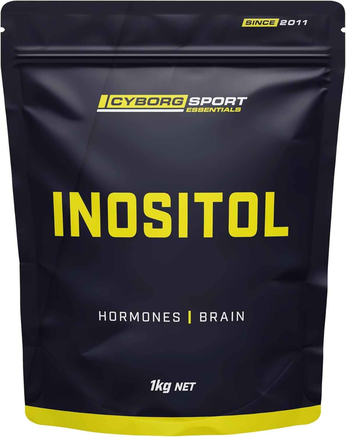 INOSITOL 1Kg - 100 Servings - Hormones| Brain | PCOS - 100% Pure Myo-Inositol - by Cyborg Sport