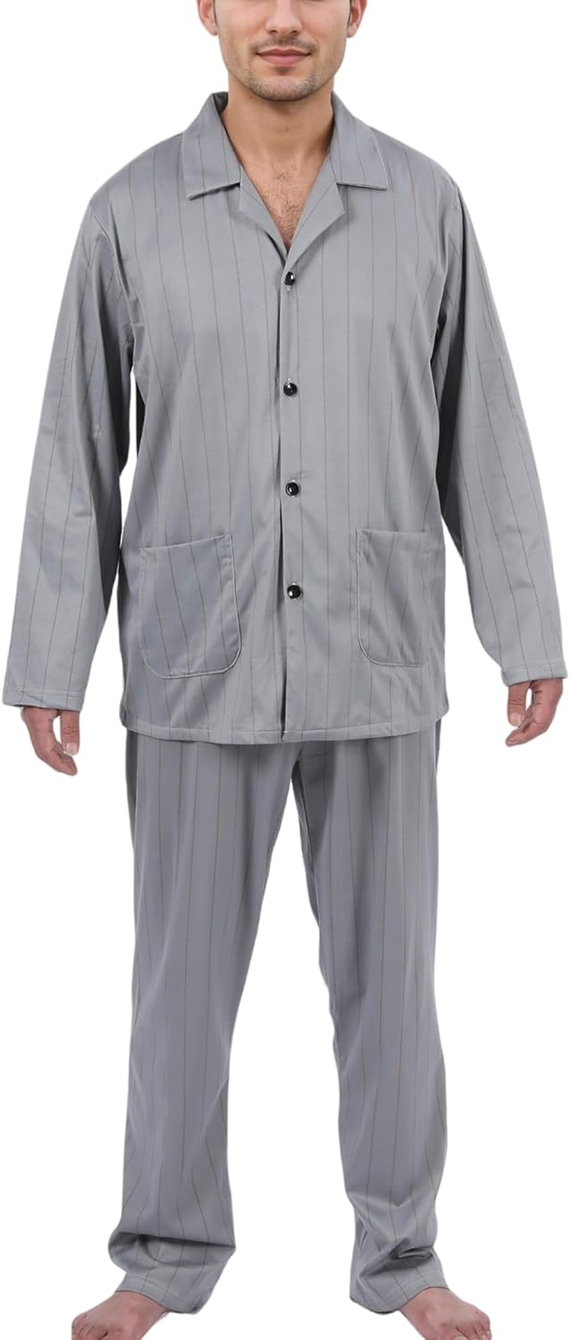 100% Cotton Flannelette Winter Mens Womens Pyjamas Set Long Sleeve Matching Christmas Pajamas for Couples